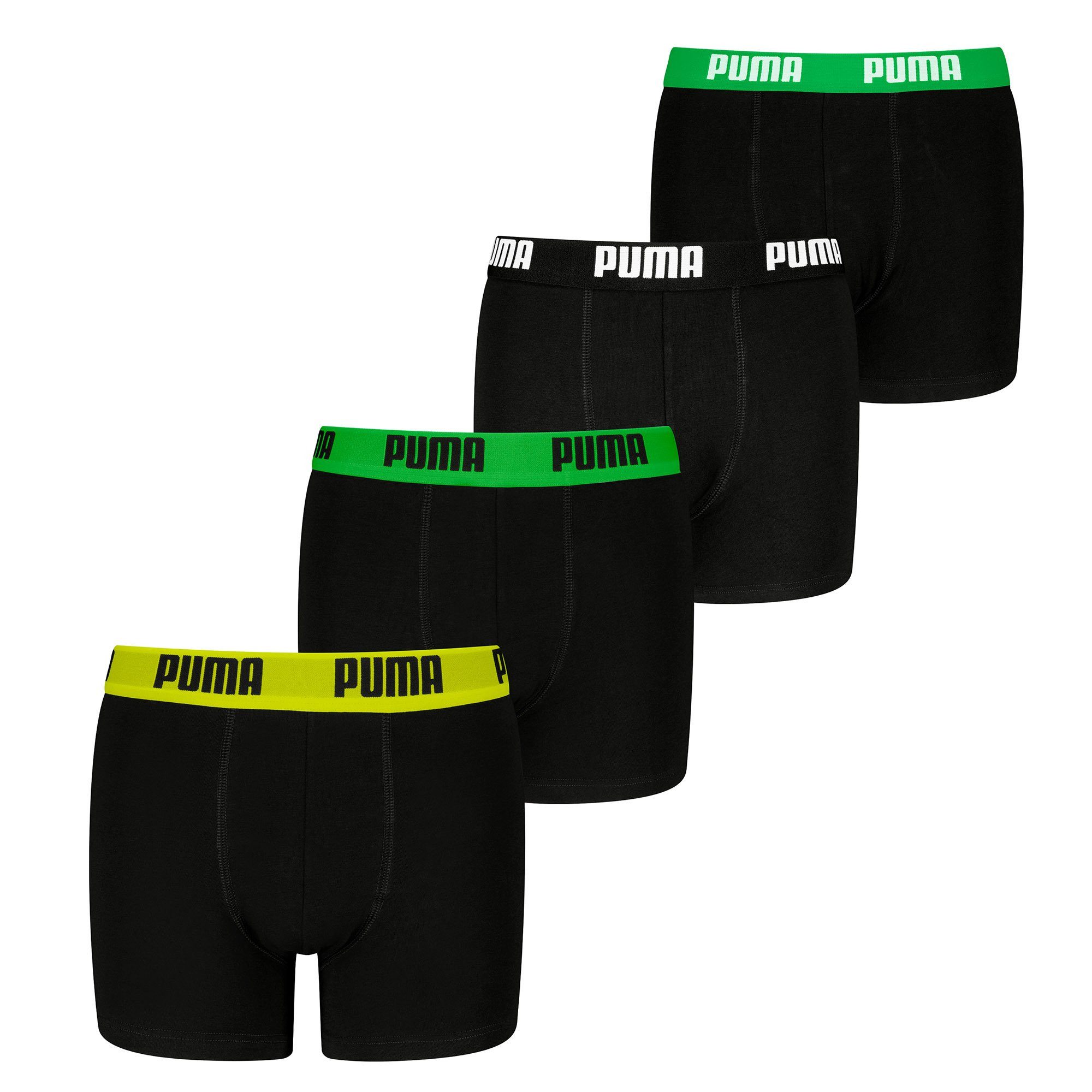 PUMA Boxer Jungen Boxershort 4er Pack Baumwolle (Packung, 4er Pack)