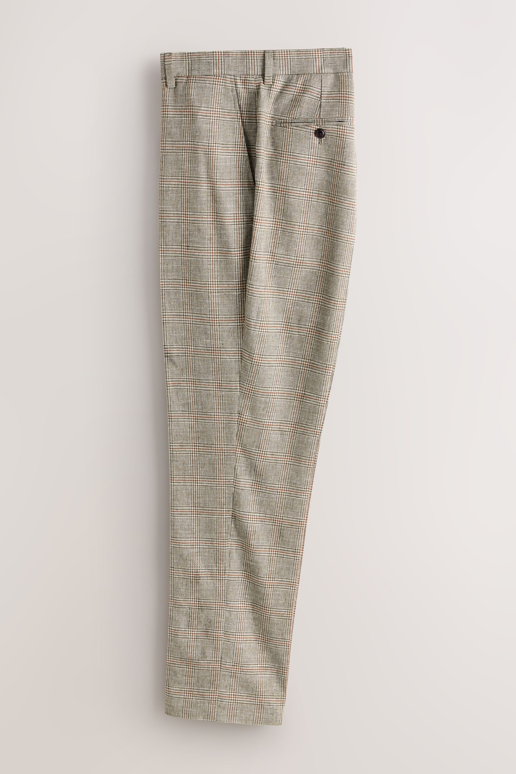 Next Anzughose Karierter Anzug im Slim-Fit: Hose (1-tlg)