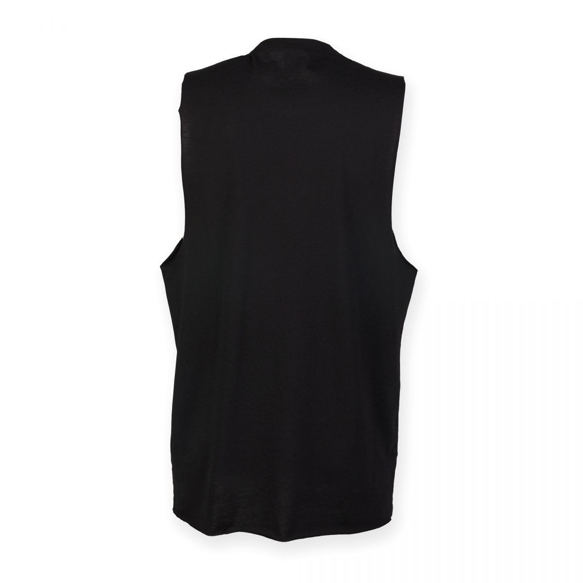 SF Men Tanktop Herren High Neck Slash Armhole Vest