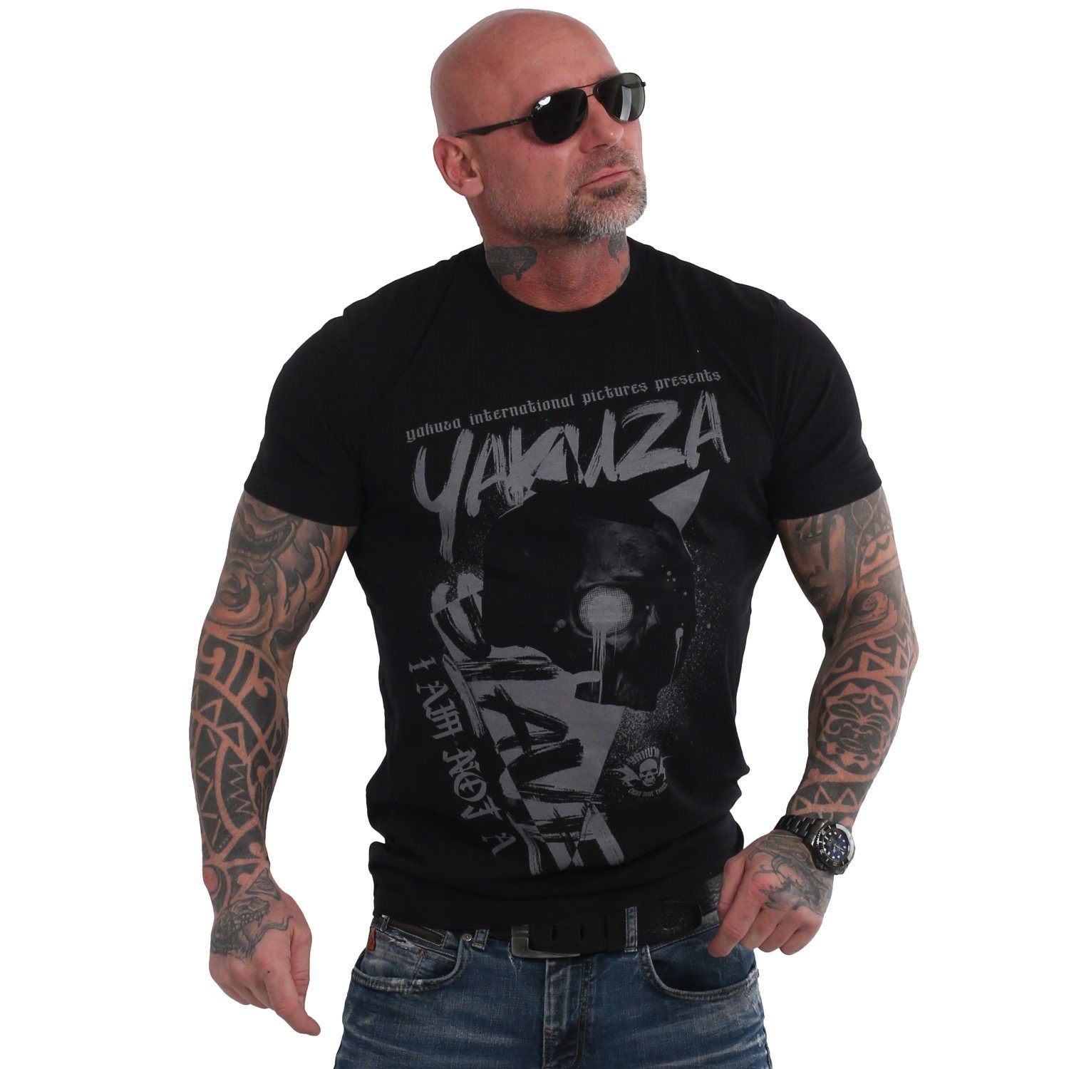 YAKUZA T-Shirt Not A Slave schwarz