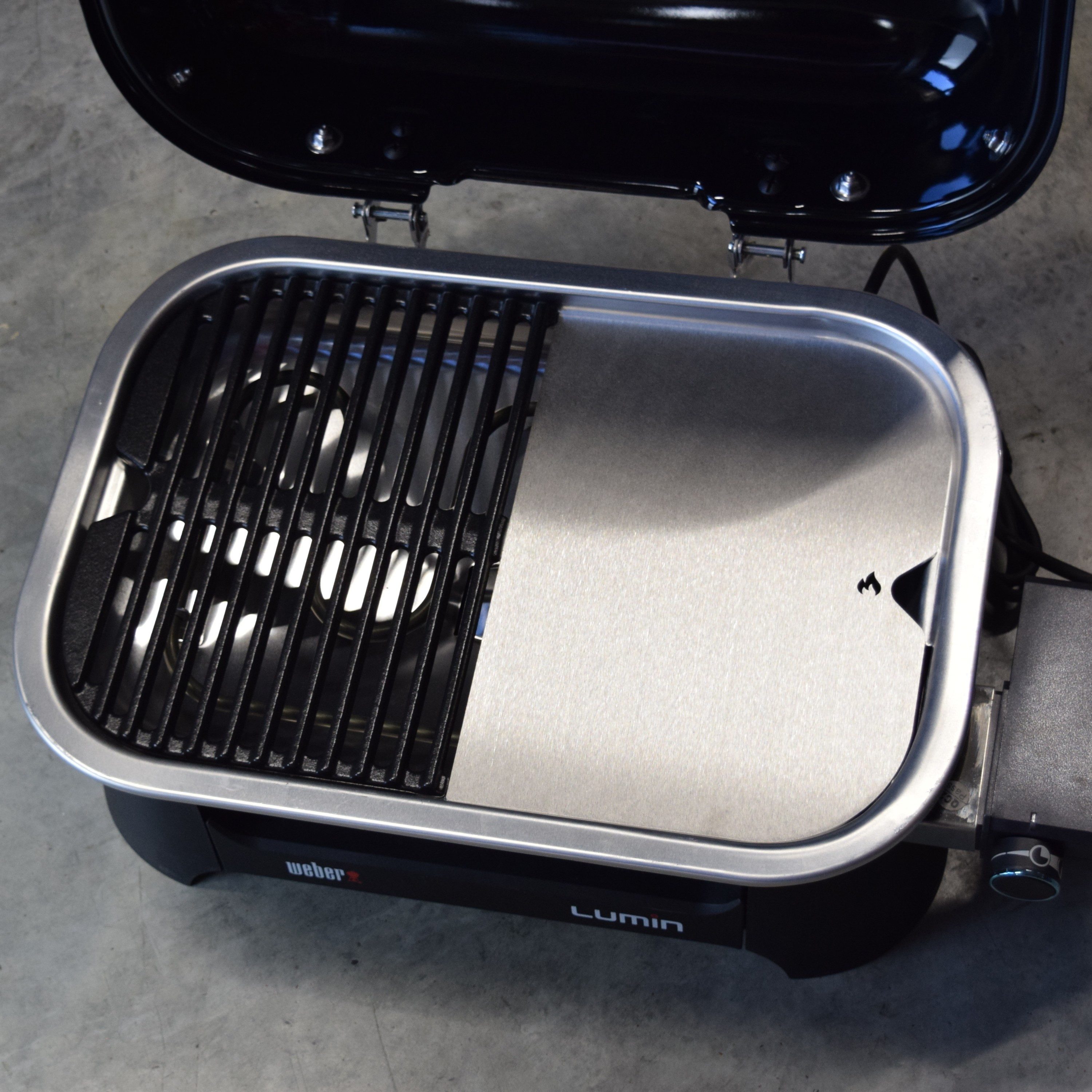 Grillrost.com BBQ Grillrost BBQ Plancha passend für Weber Lumin Compact, Made in Germany – Bild 4 von 5