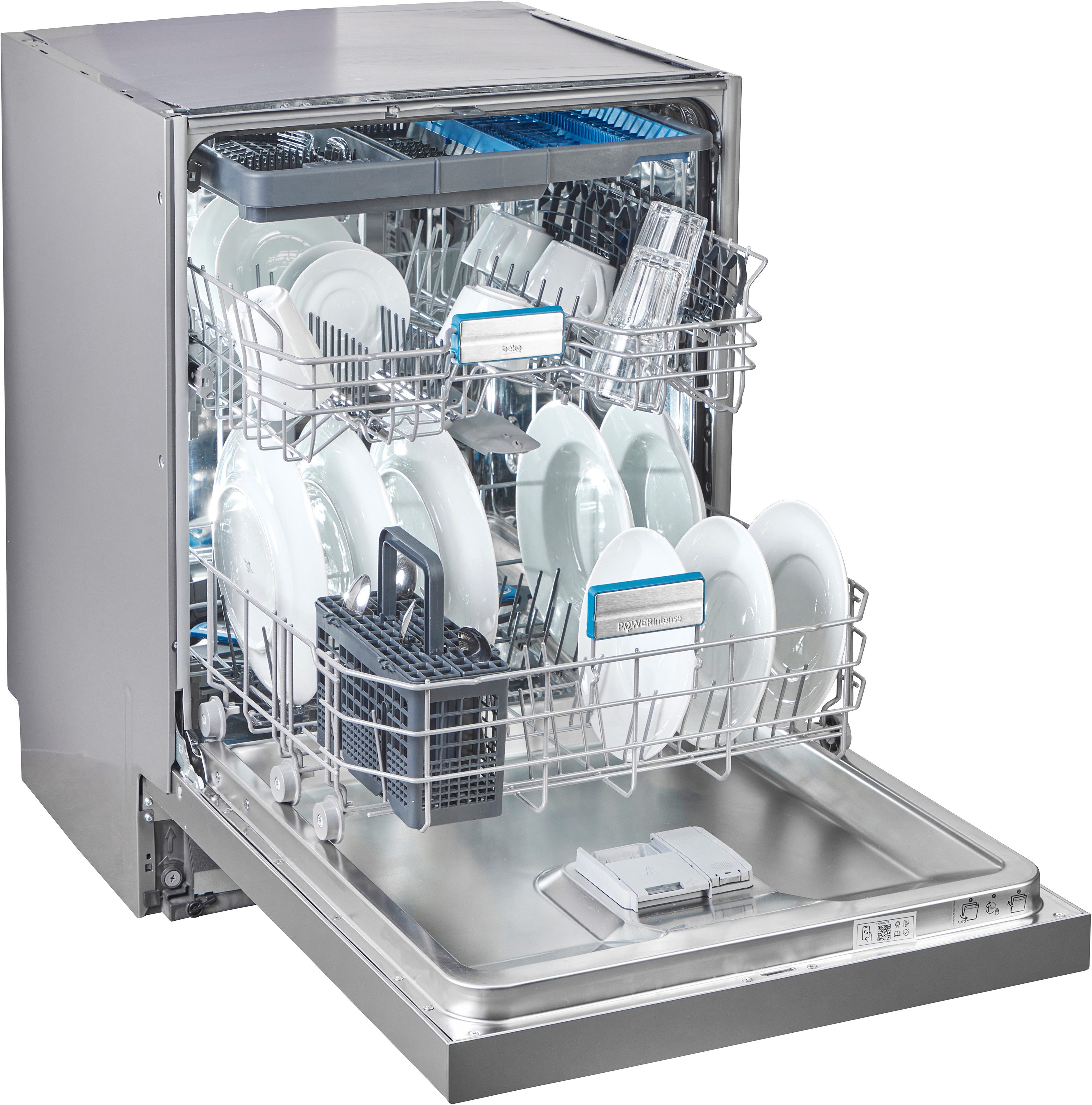 BEKO Unterbaugeschirrspüler BDDN36462XP, 8,5 l, 14 Maßgedecke, Sehr geräuscharm mit einer Lautstärke von bis zu 38 dB – Bild 4 von 5