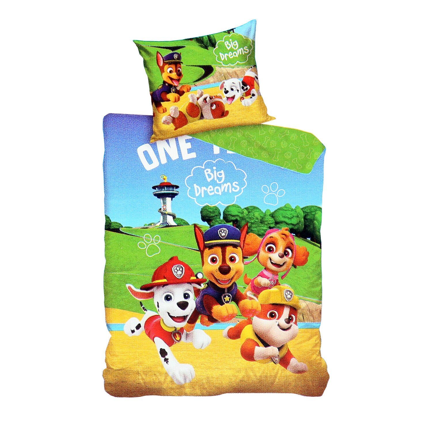 Kinderbettwäsche Paw Patrol Bettwäsche 135 x 200 cm - weiche Baumwolle