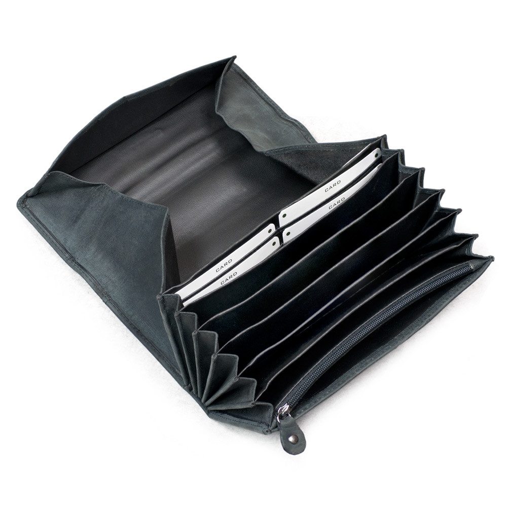 BRANCO Kellnerbörse Profi Kellnerbörse, Kellnergeldbeutel, Echt-Leder Schwarz, Branco