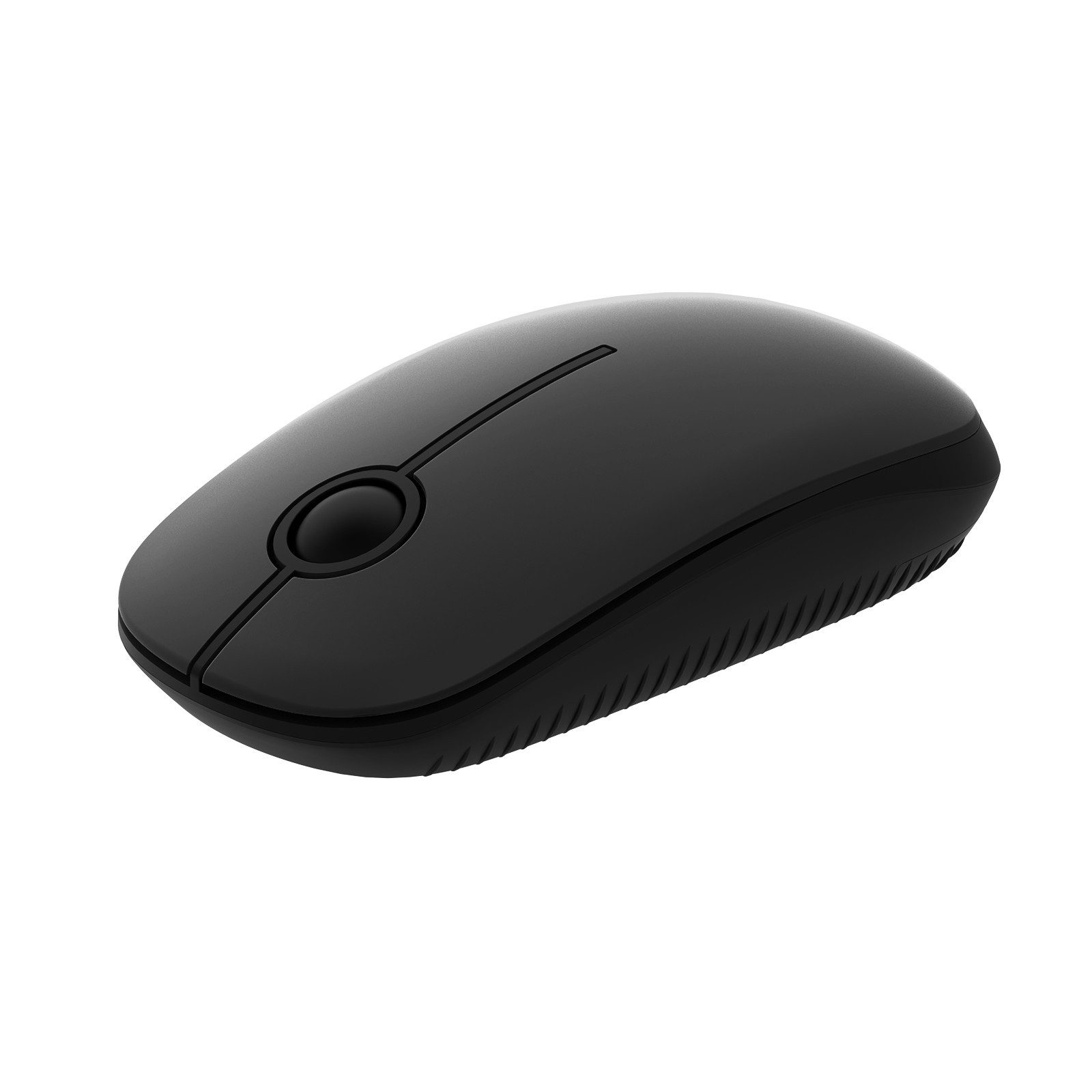 Seenda kabellose 2,4G-Maus, 1600DPI, 3 leise Tasten, 18M Akku, für alle Hände Maus (Funk, Geräuschloses Klicken, Ergonomisches Design)