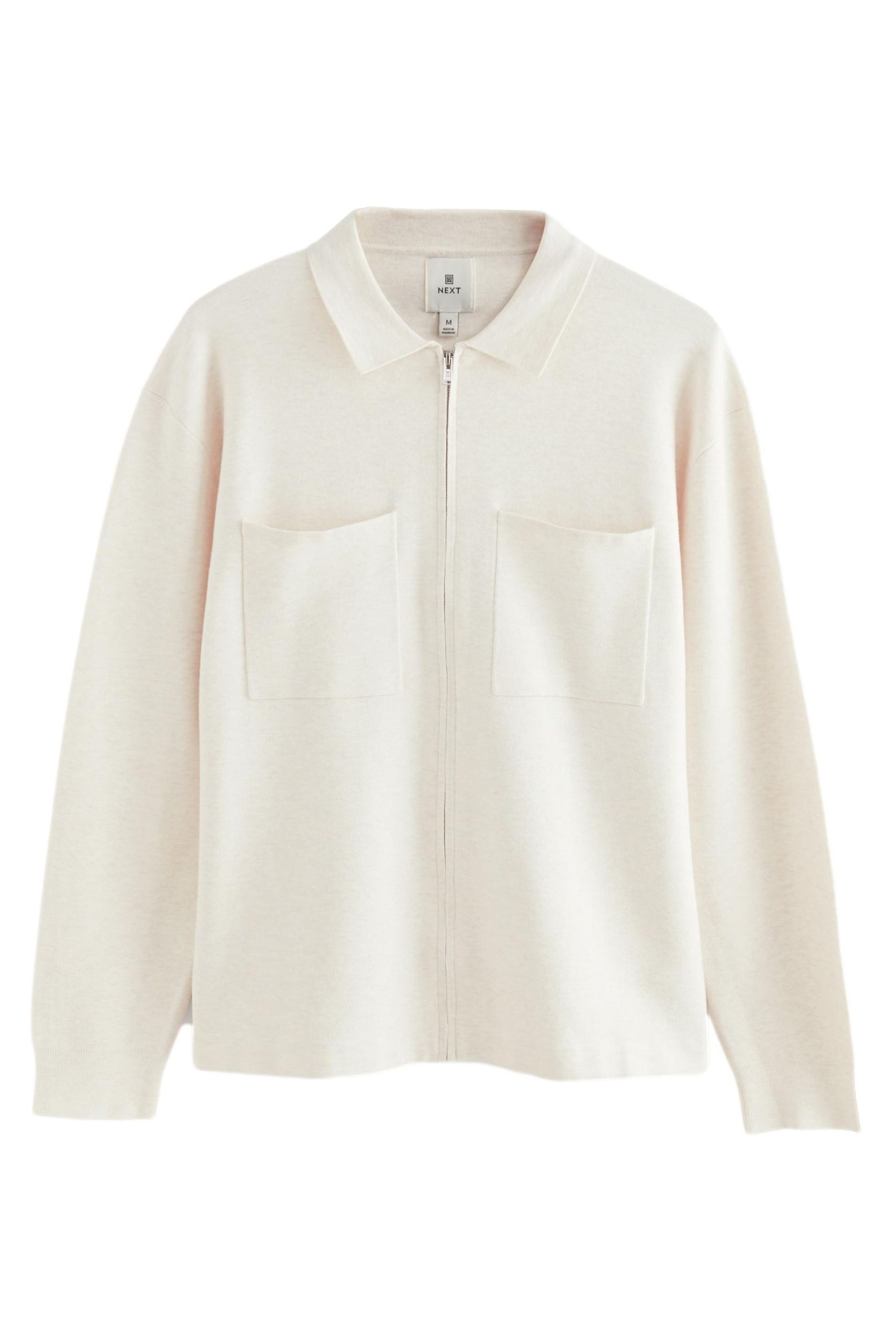 Next Strickjacke Regular Fit Hemdjacke mit Taschen + Reißverschluss (1-tlg) günstig online kaufen