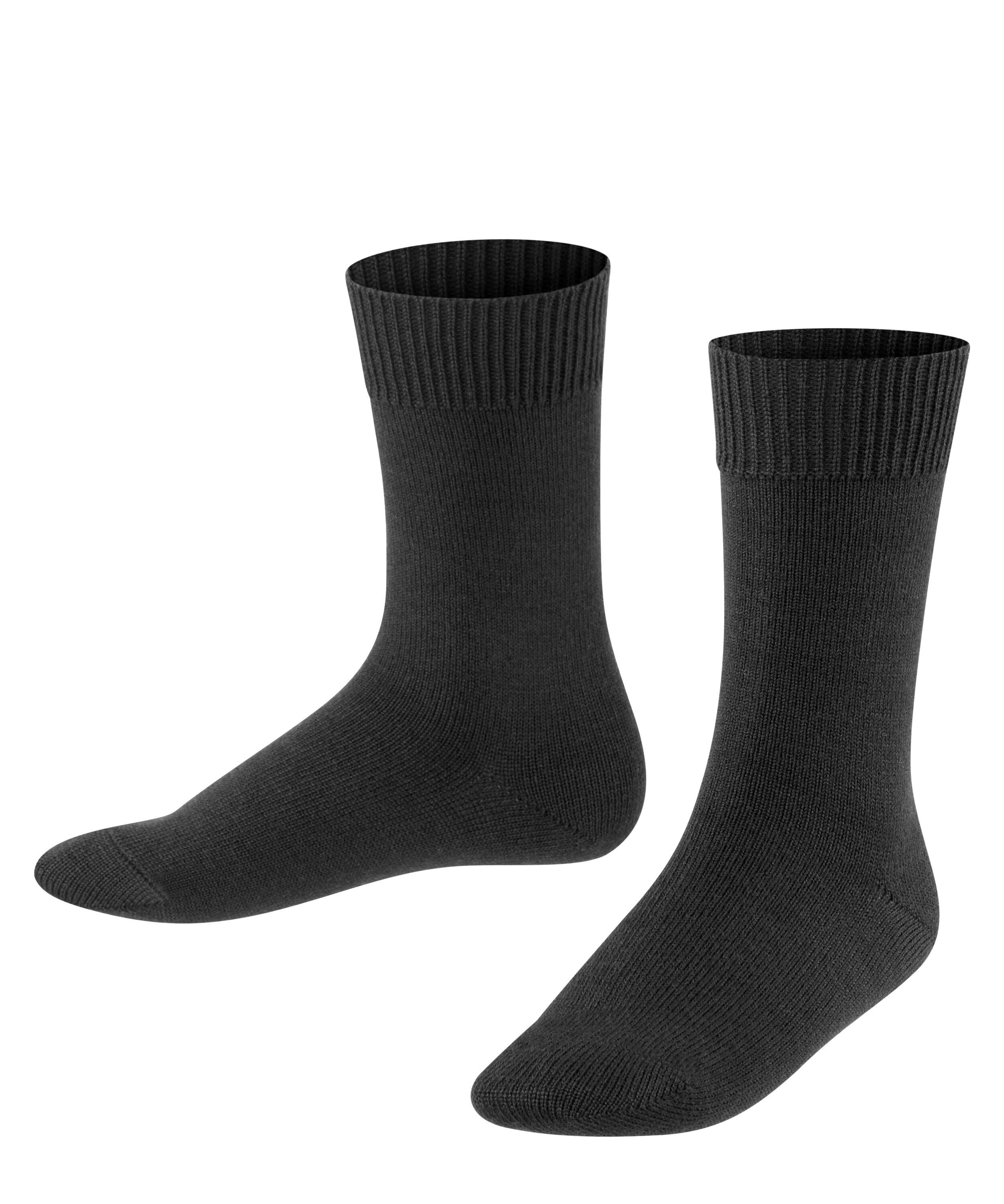 (3000) (1-Paar) Comfort black FALKE Socken Wool