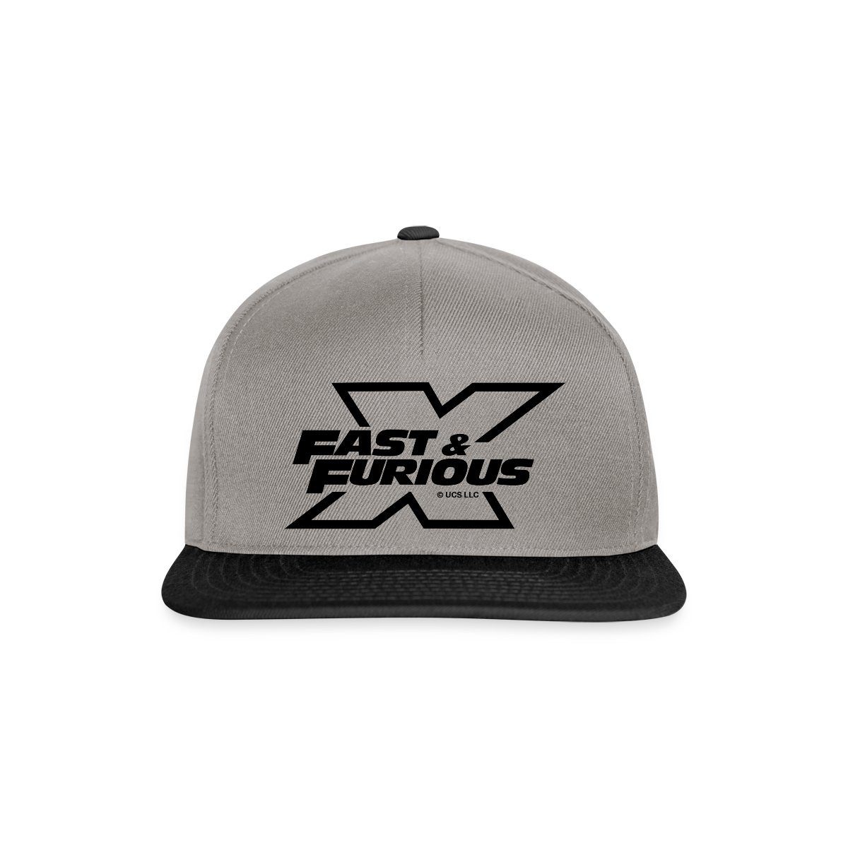 Snapback Cap Fast and Furious 10 Logo mit X schwarz Snapback Cap