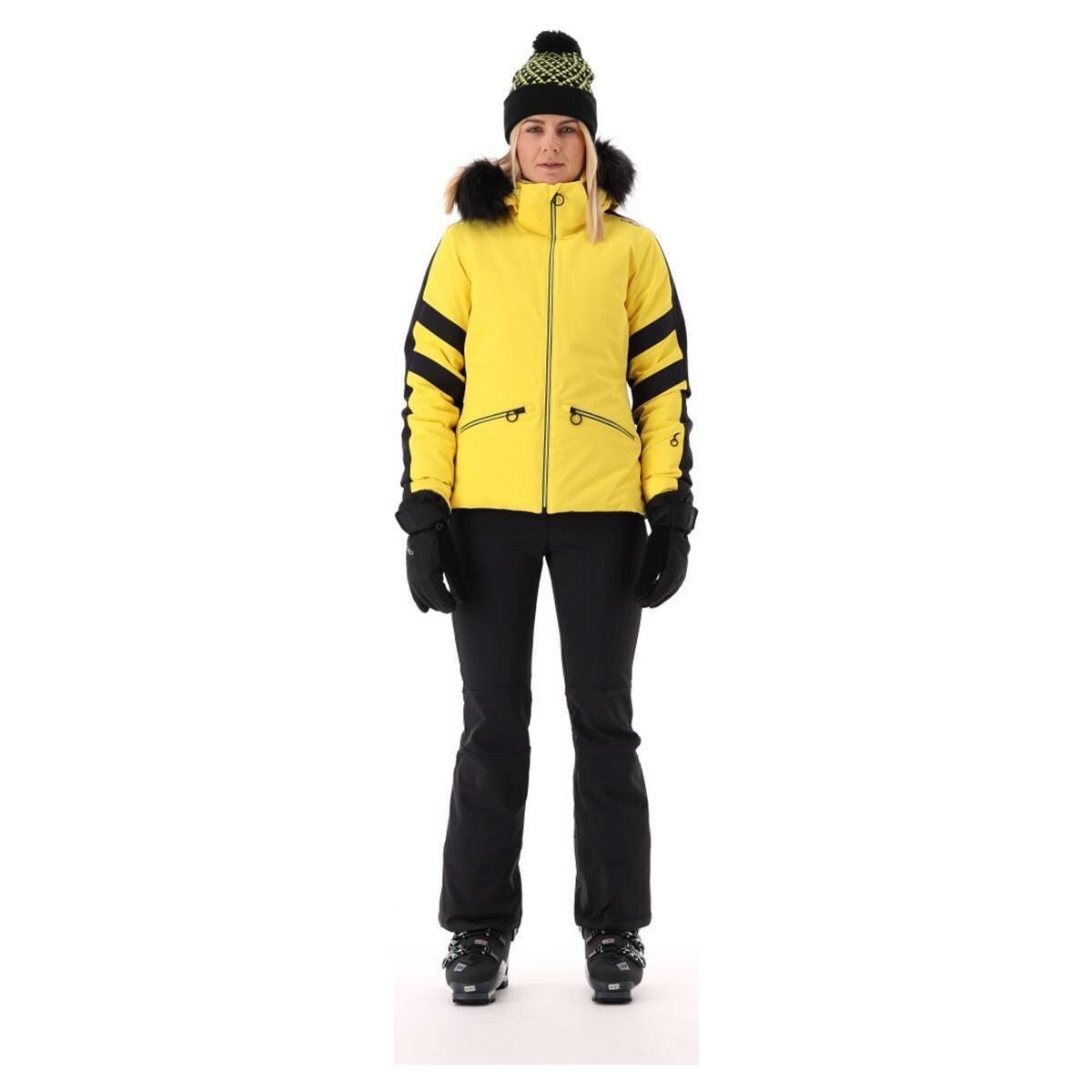 CMP Skijacke Woman Ski Jacket Zip Hood Hochfunktionale Damen-Skijacke mit innovativer Wärmewattierung und