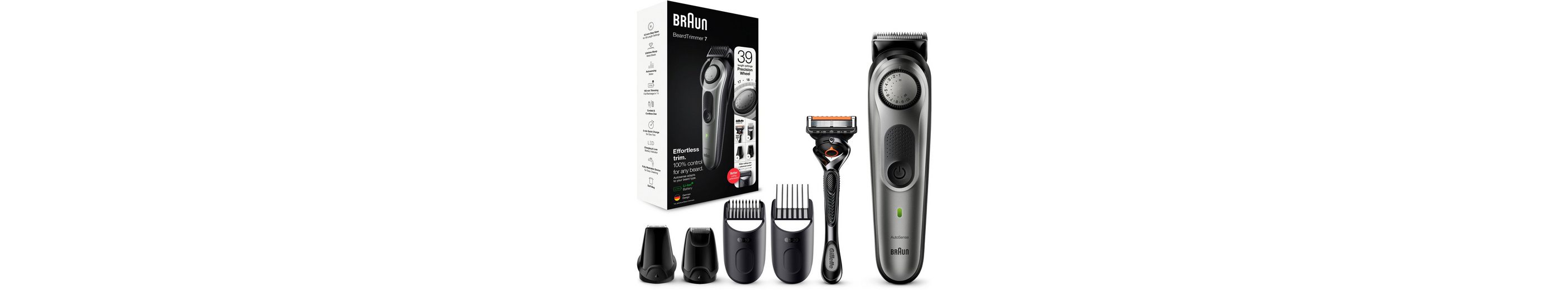 Braun Haar und Bartschneider Barttrimmer 7 BT7320, 39