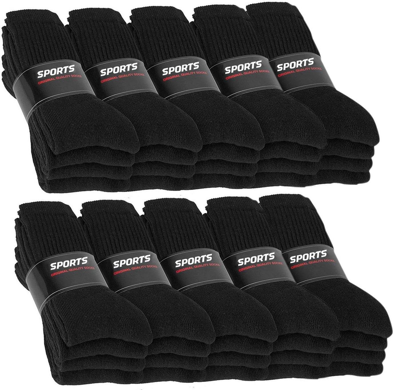 normani Sportsocken 20 Paar Tennis-Socken (20er-Set, 20 Paar) mit Vollfrott günstig online kaufen