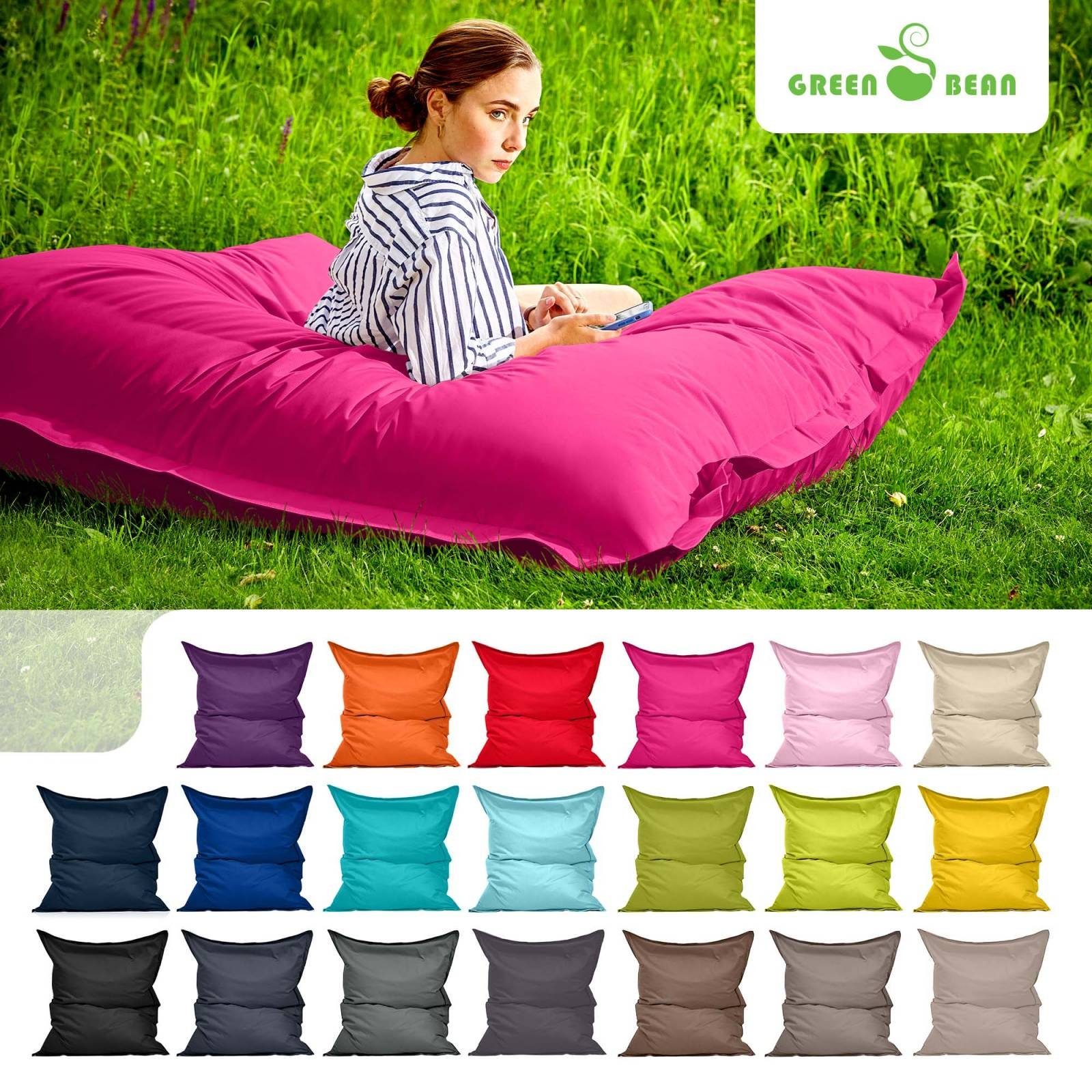 Green Bean Sitzsack Square Outdoor, 140x180cm günstig online kaufen