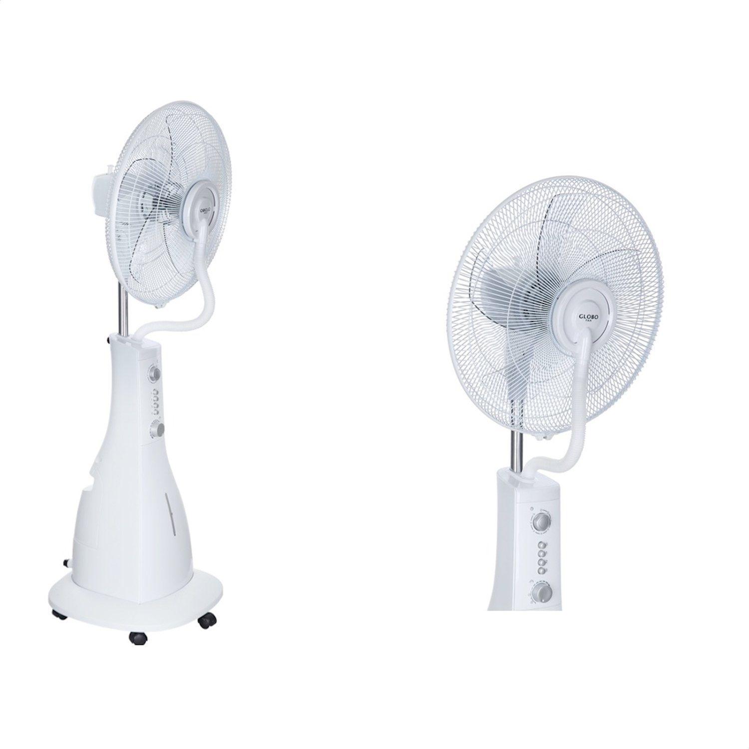 Globo Standventilator GLOBO Standventilator 120 cm Luftbefeuchter Timer weiß 90 Watt 0426