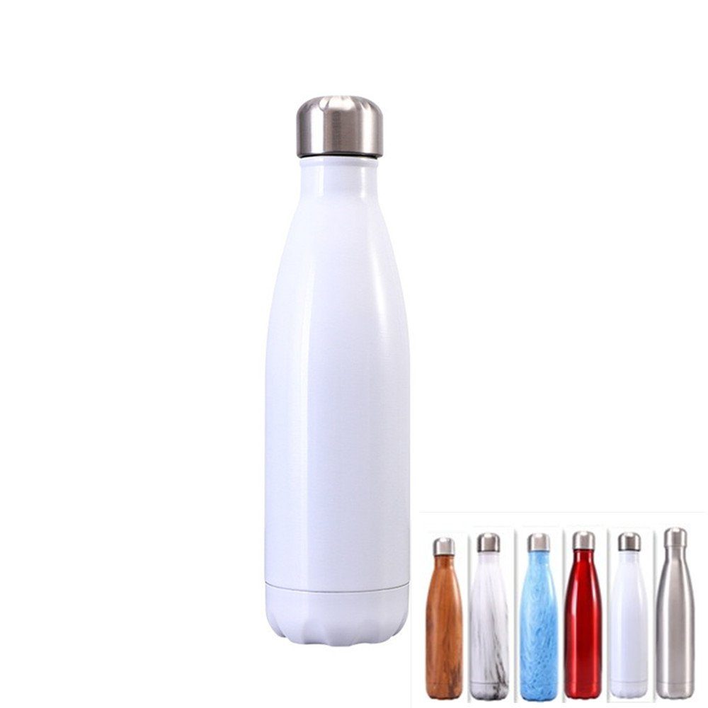 XDeer Thermoflasche Thermoflasche Edelstahl Trinkflasche Kaffee & Tee Bottle 750ml/500ml, Trinkflasche Kaffee & Tee Bottle mobiler Kaffeebecher 750ml/500ml white