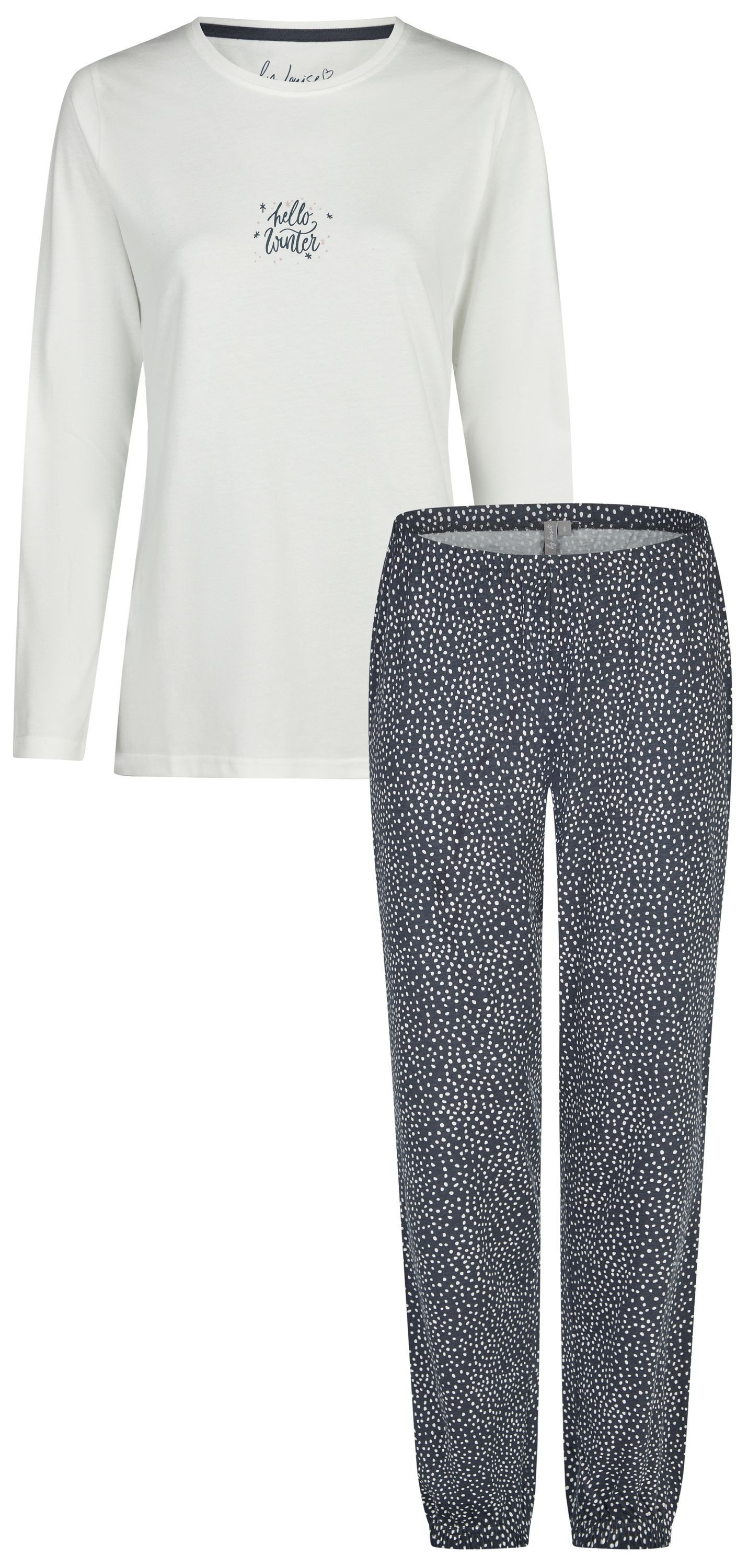 By Louise Schlafanzug Snowfall Grace (Set, 2 tlg., 2-teilig) Damen Pyjama l günstig online kaufen