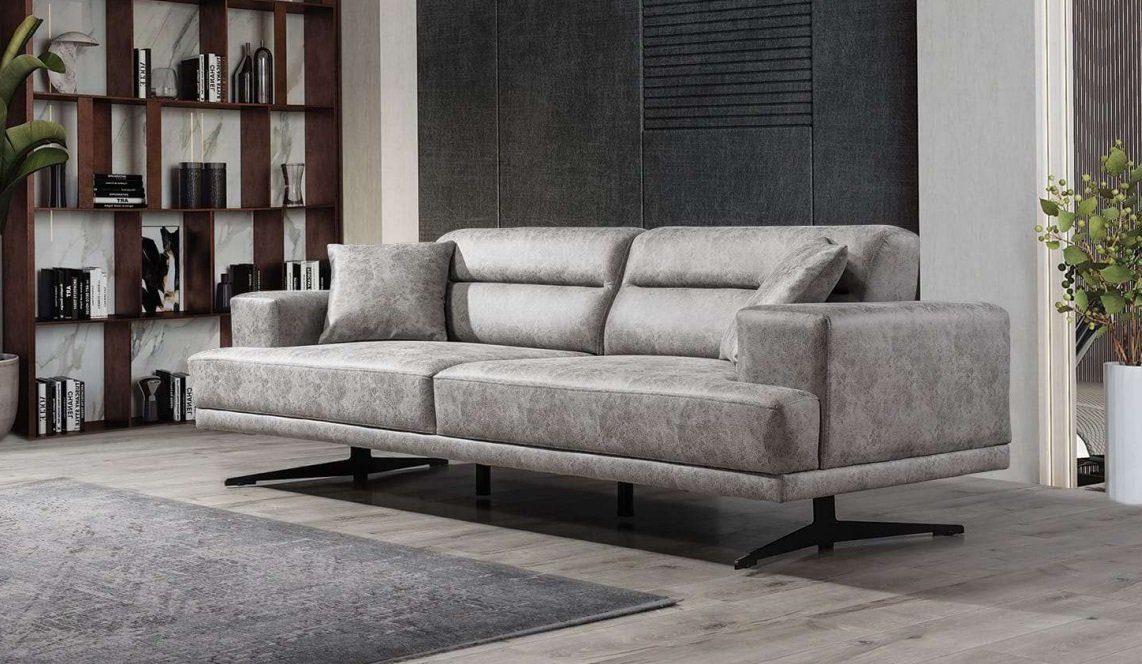 3+1 Sofagarnitur Sitzer Sofa Sofas Sessel JVmoebel Wohnzimmer-Set, Polster Couch Design Modern