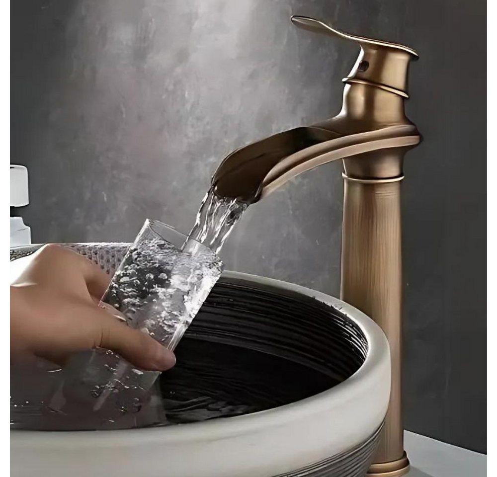 Thumbnail - Kinaree Badarmatur Retro Messing Wasserhahn OLAS