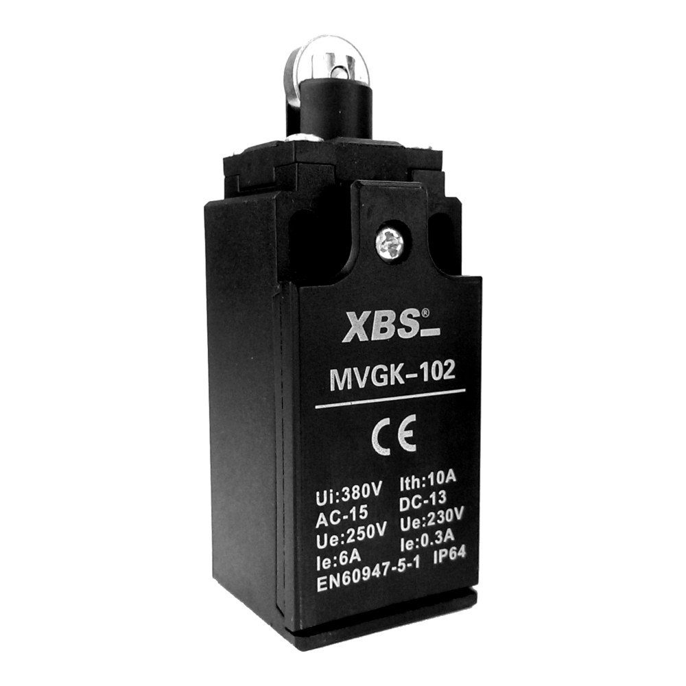 XBS Schalter Endschalter 1NC/1NO Grenztaster Positionsschalter Rollendrucktaster (1-St)