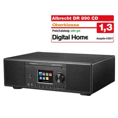 Albrecht DR890CD Hybridradio DAB+/UKW/Internet/CD Digitalradio (DAB)