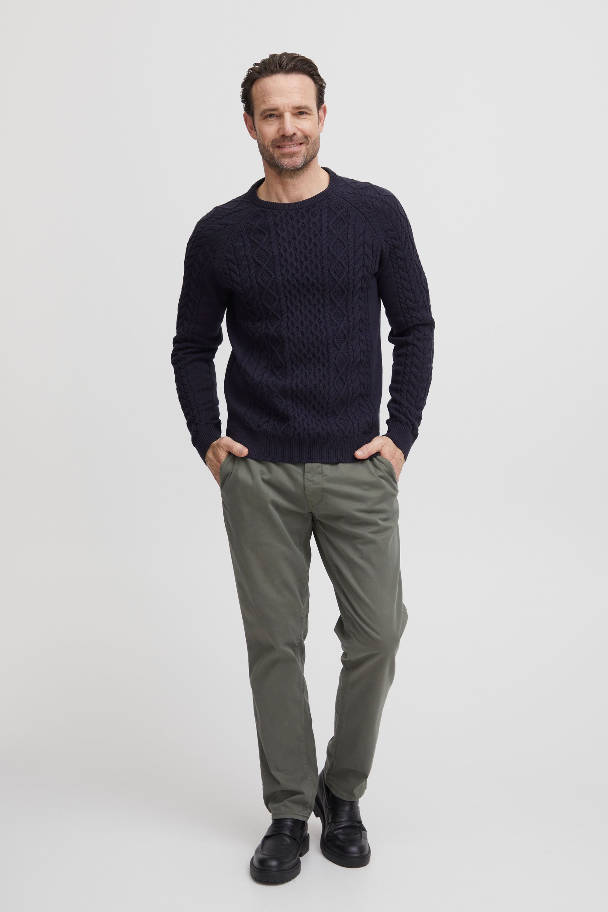 FQ1924 Strickpullover FQKyle raglan cable knit günstig online kaufen