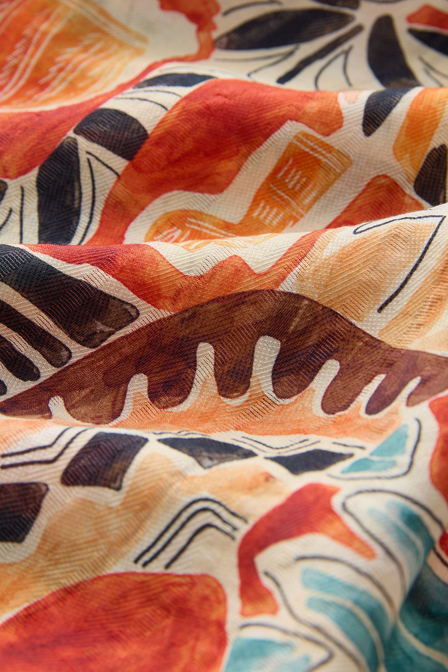 Next Blusenkimono Sommerliches Wickeloberteil mit Ärmeln (1-tlg)