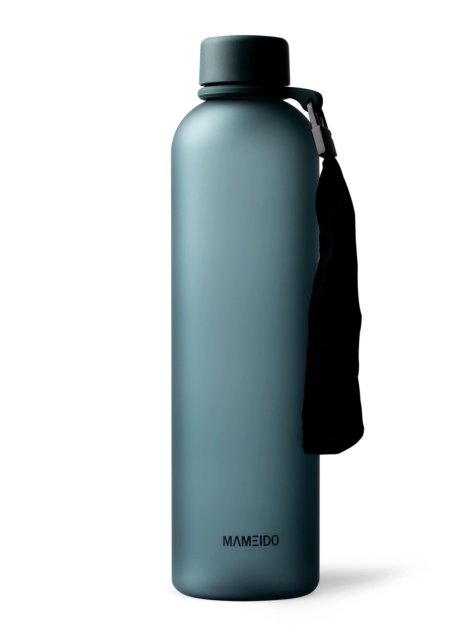 MAMEIDO Trinkflasche, auslaufsicher mit Zeitmarkierung und Handschlaufe in 1000 ml & 1500 ml