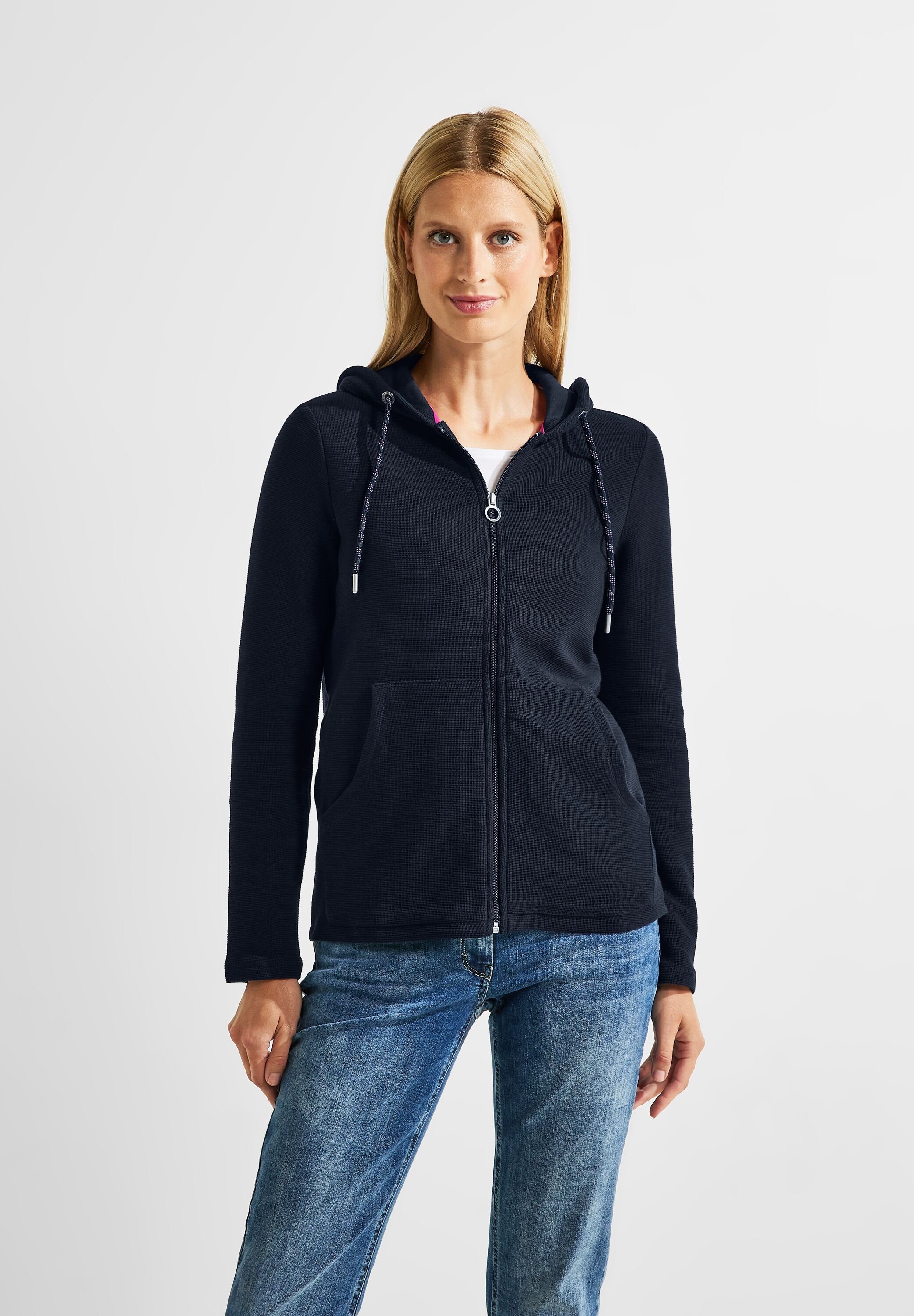 Cecil Shirtjacke mit Kapuze, Damen Shirtjacke