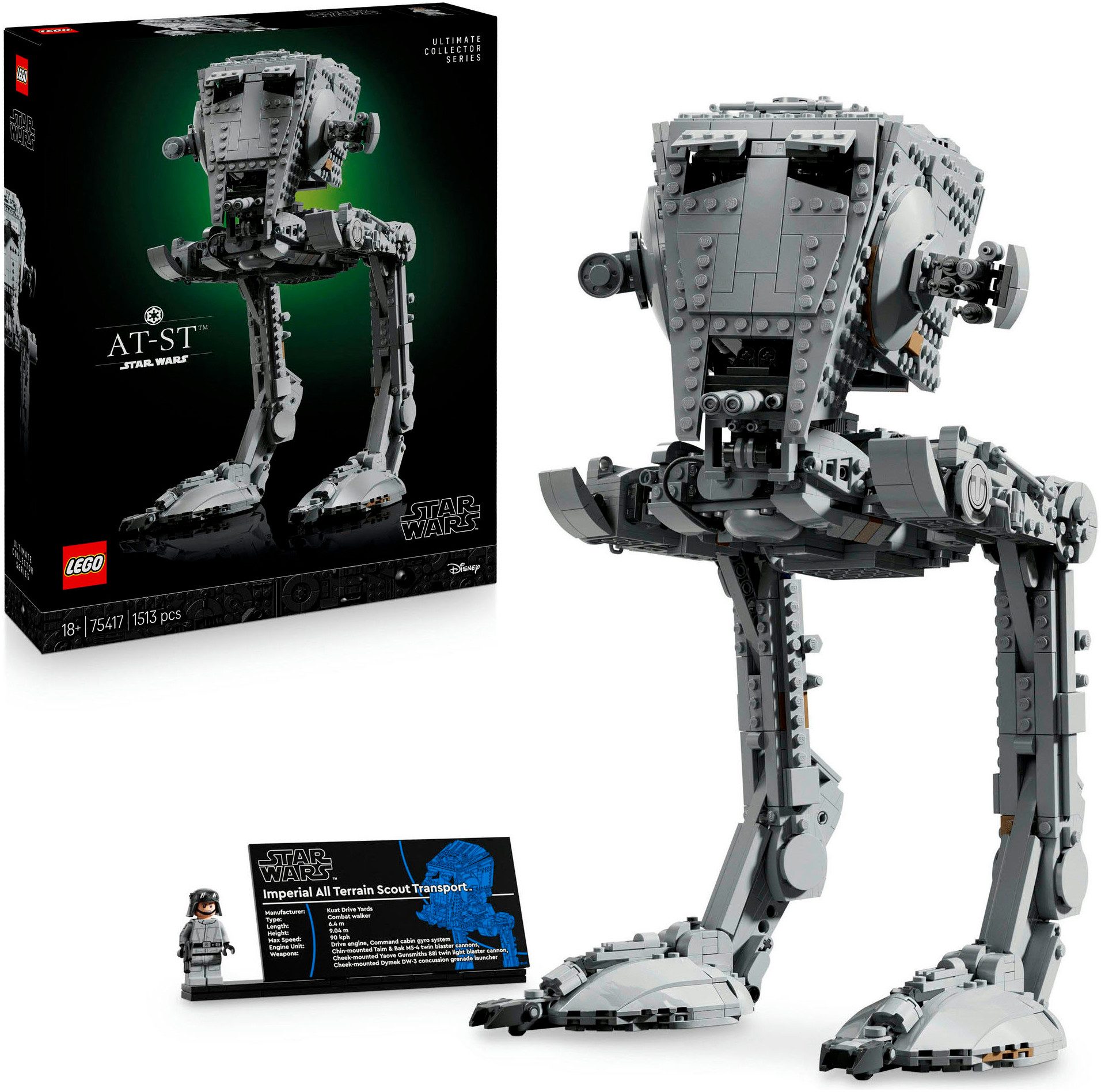 AT-ST Kampfläufer (75417), LEGO Star Wars™ Konstruktionsspielsteine