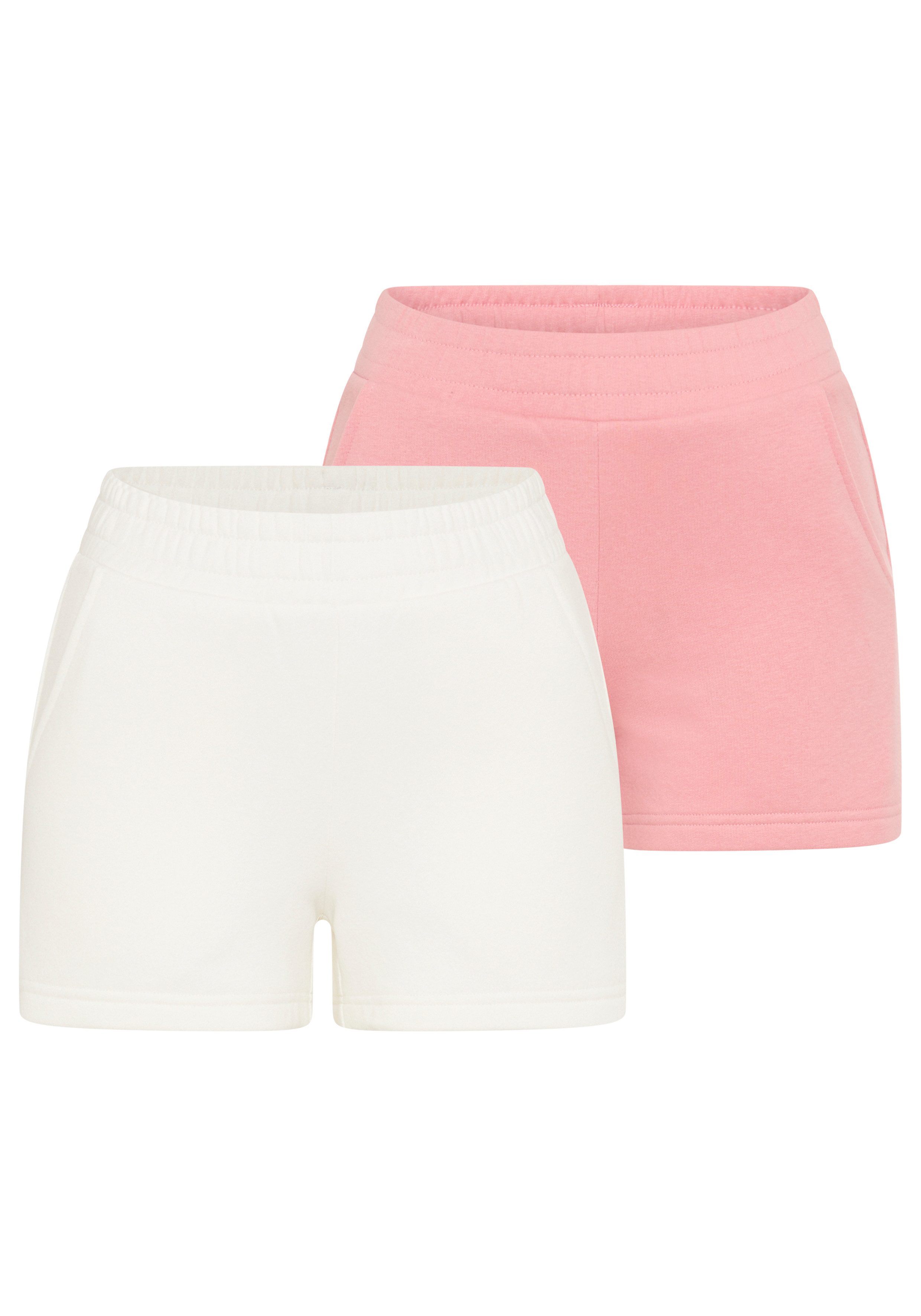 Flashlights Sweatshorts (Packung, 2) aus angerauter Sweatware, aus Baumwolle und Polyester. € 39,99, (€ 39,99 pro 1 Stk).