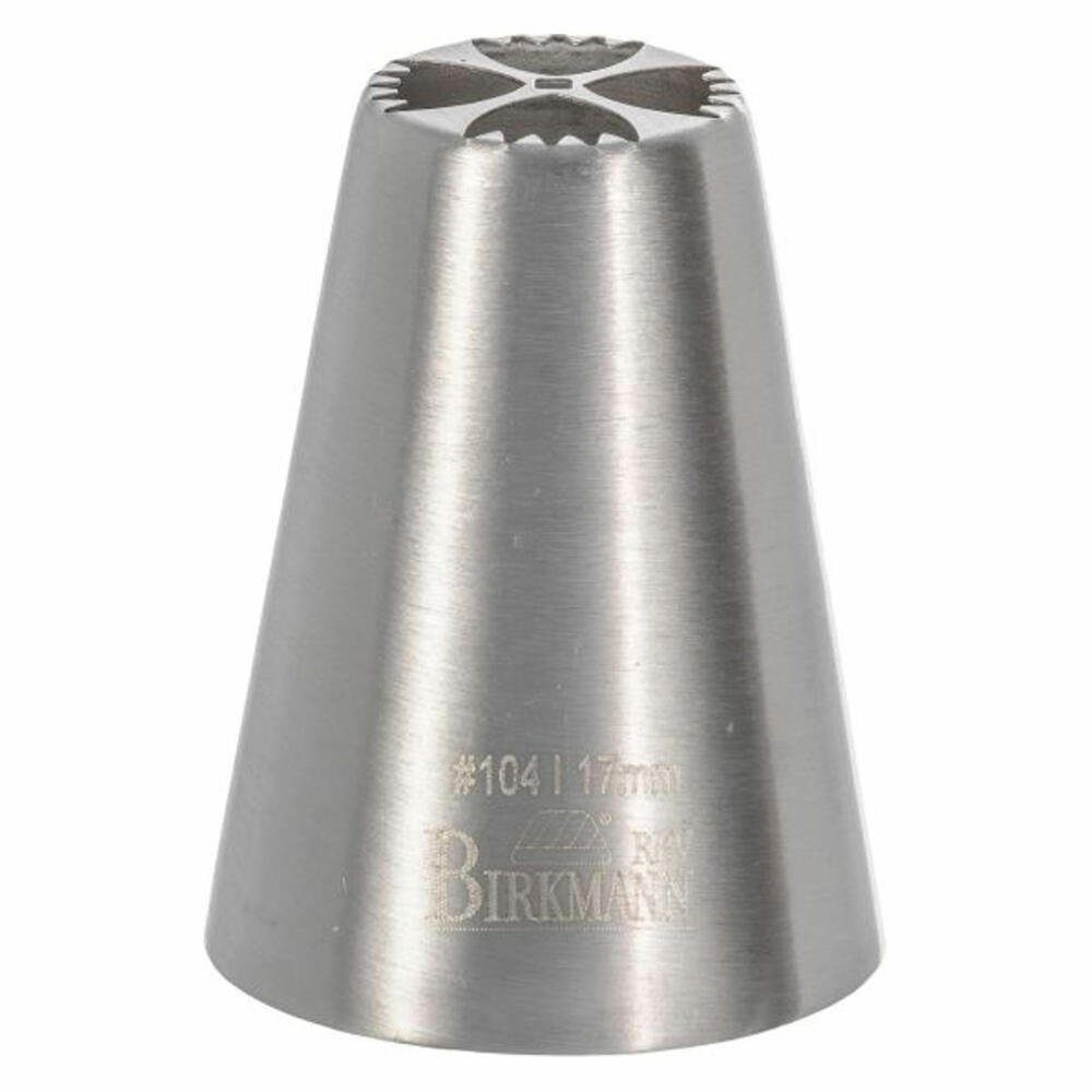Birkmann Spritztüllen Designtülle #104, Ø 1.7 cm, Edelstahl