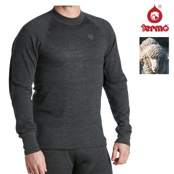 Termozeta Funktionsshirt TERMO - Wool Original 2.0 Jumper- Merino Herren Longshirt - grau