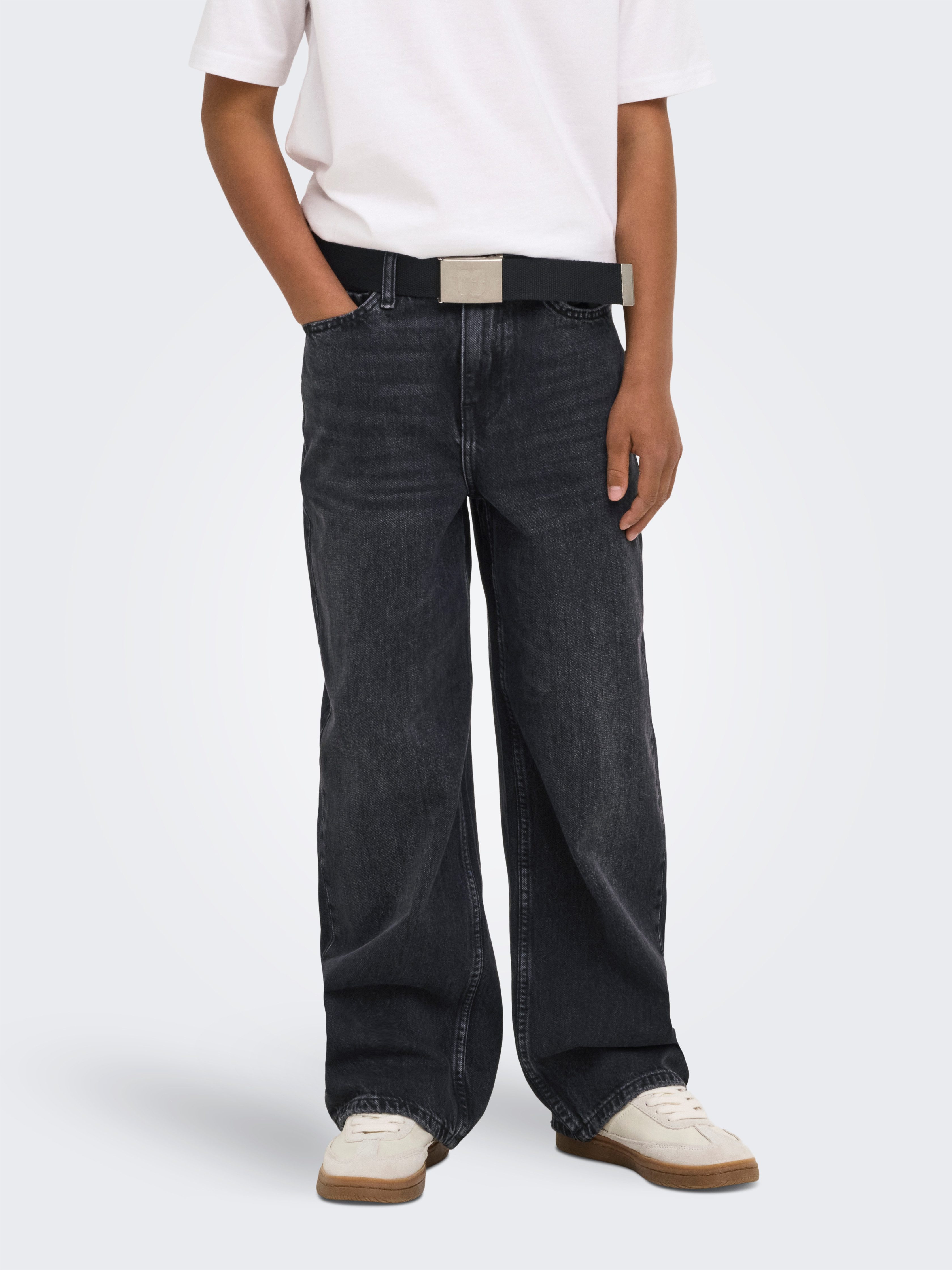 ONLY & SONS junior Weite Jeans OSJREMI WIDE WB 8781 AZG DNM NOOS Baumwolle, wide fit