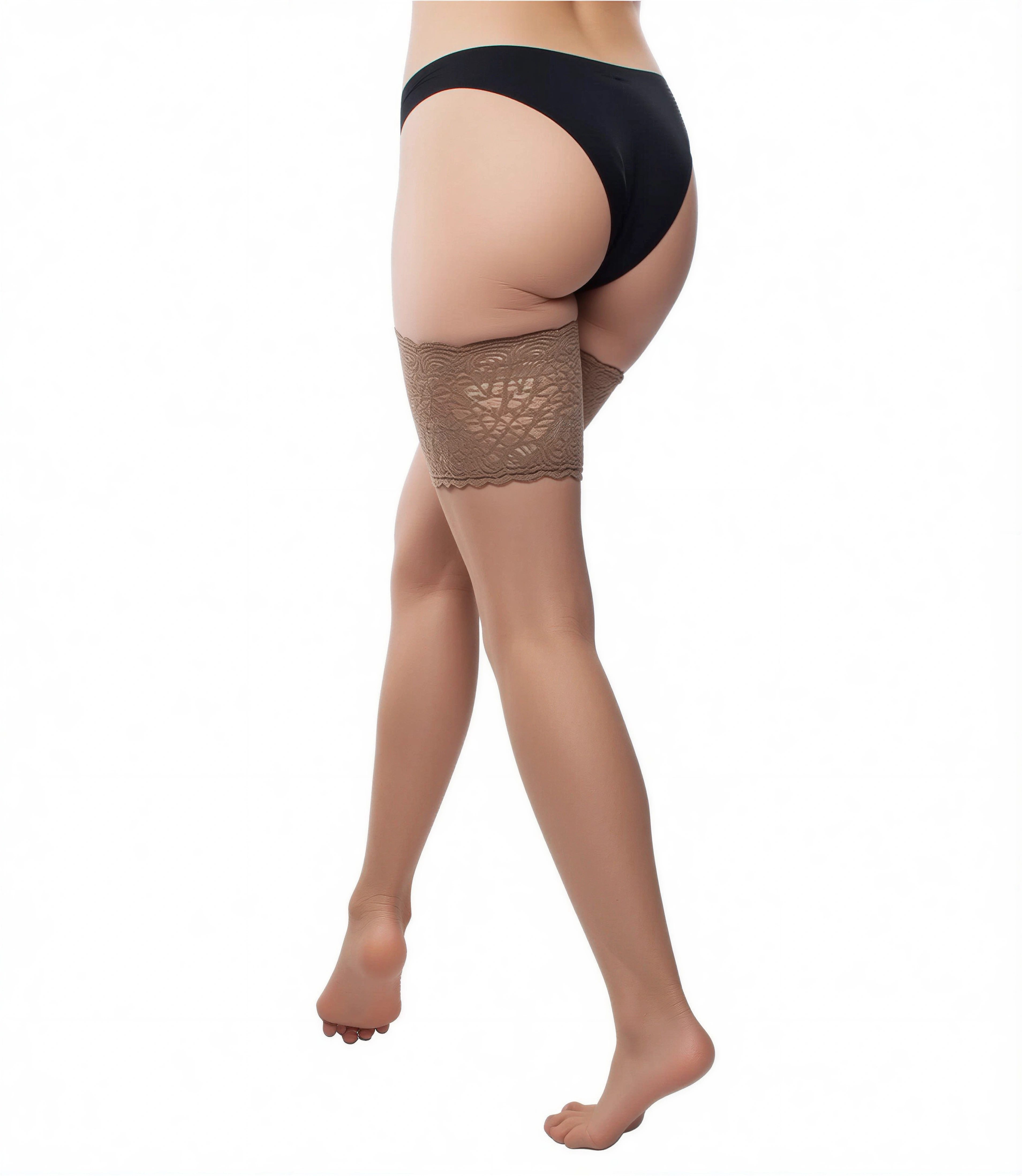 Trasparenze Halterlose Feinstrümpfe Damen CARLOTTA 30 DEN (Packung, 1-Paar, 1 Paar) elegant