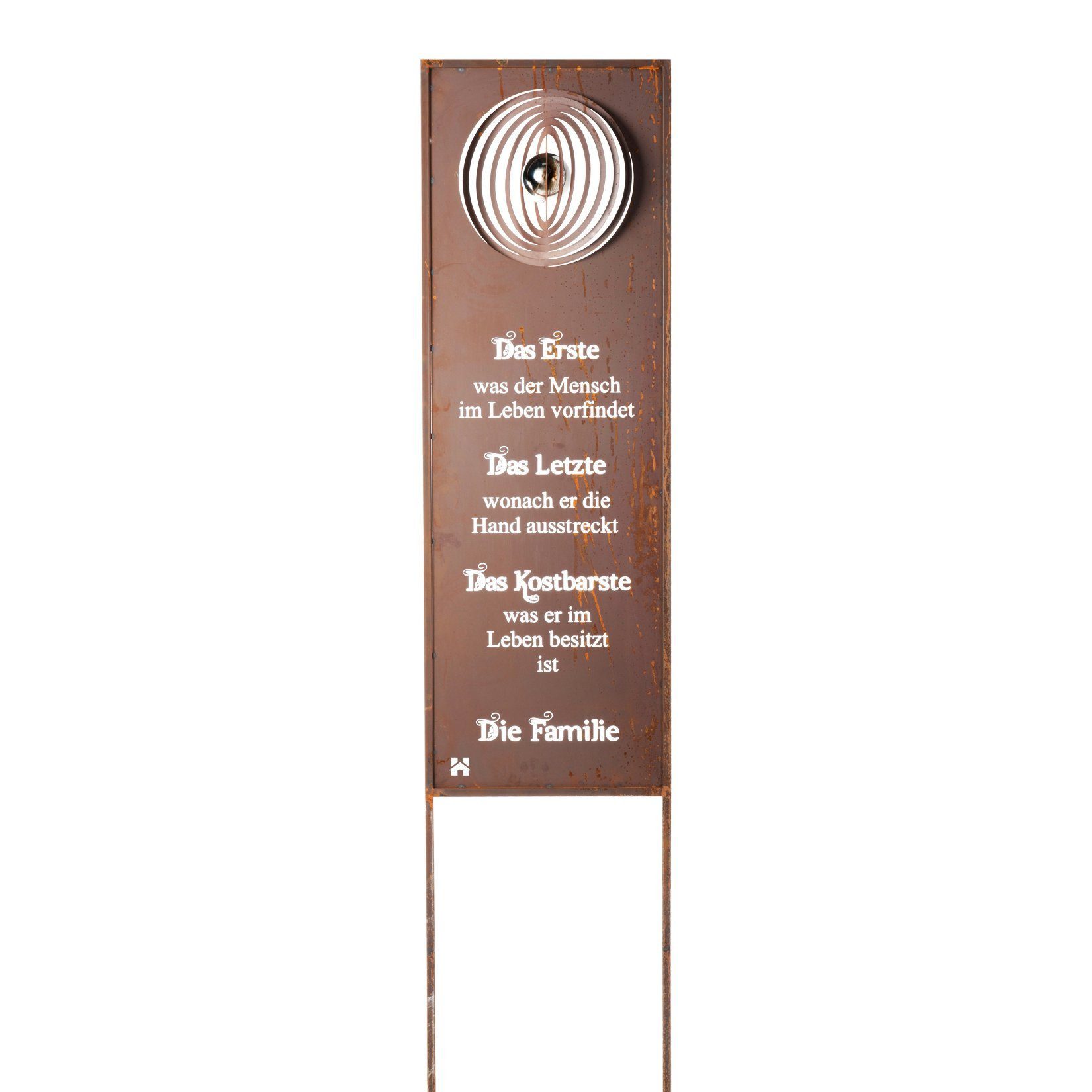 HOME DELUXE Gartenfigur ROST Gartenschild, Gartenstecker günstig online kaufen