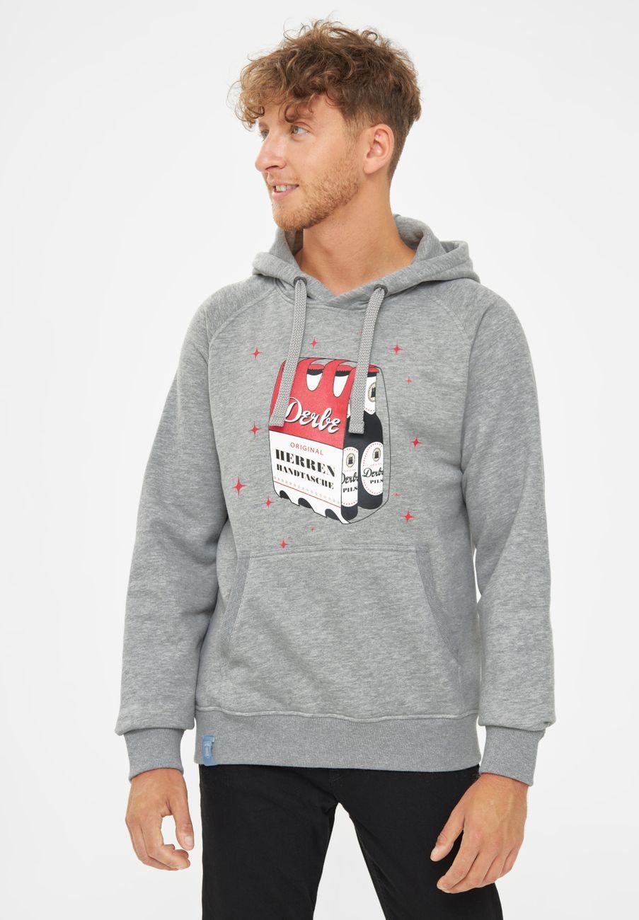 Derbe Hoodie Herrenhandtasche Rot-Weiß Herren Hoodie (1-tlg)