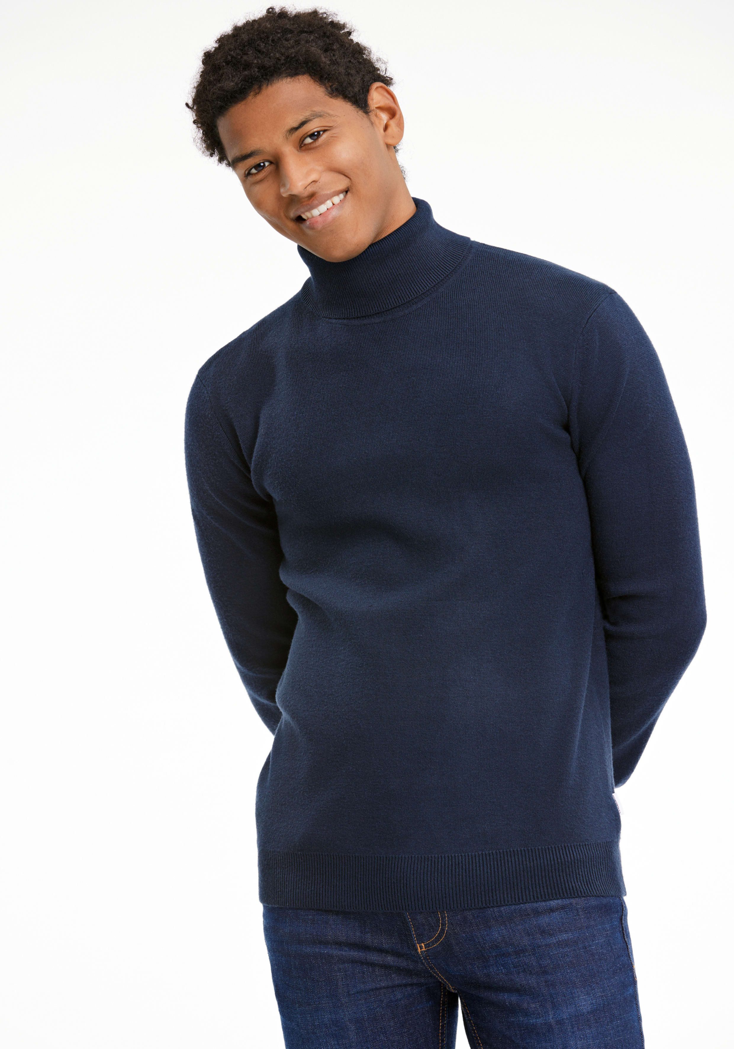 LINDBERGH Rollkragenpullover mit Rollkragen günstig online kaufen