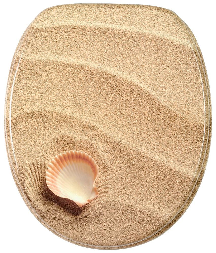 Sanilo Badaccessoire-Set Clam, Komplett-Set, 3 Badteppich aus und WC-Sitz, bestehend Waschbeckenstöpsel tlg