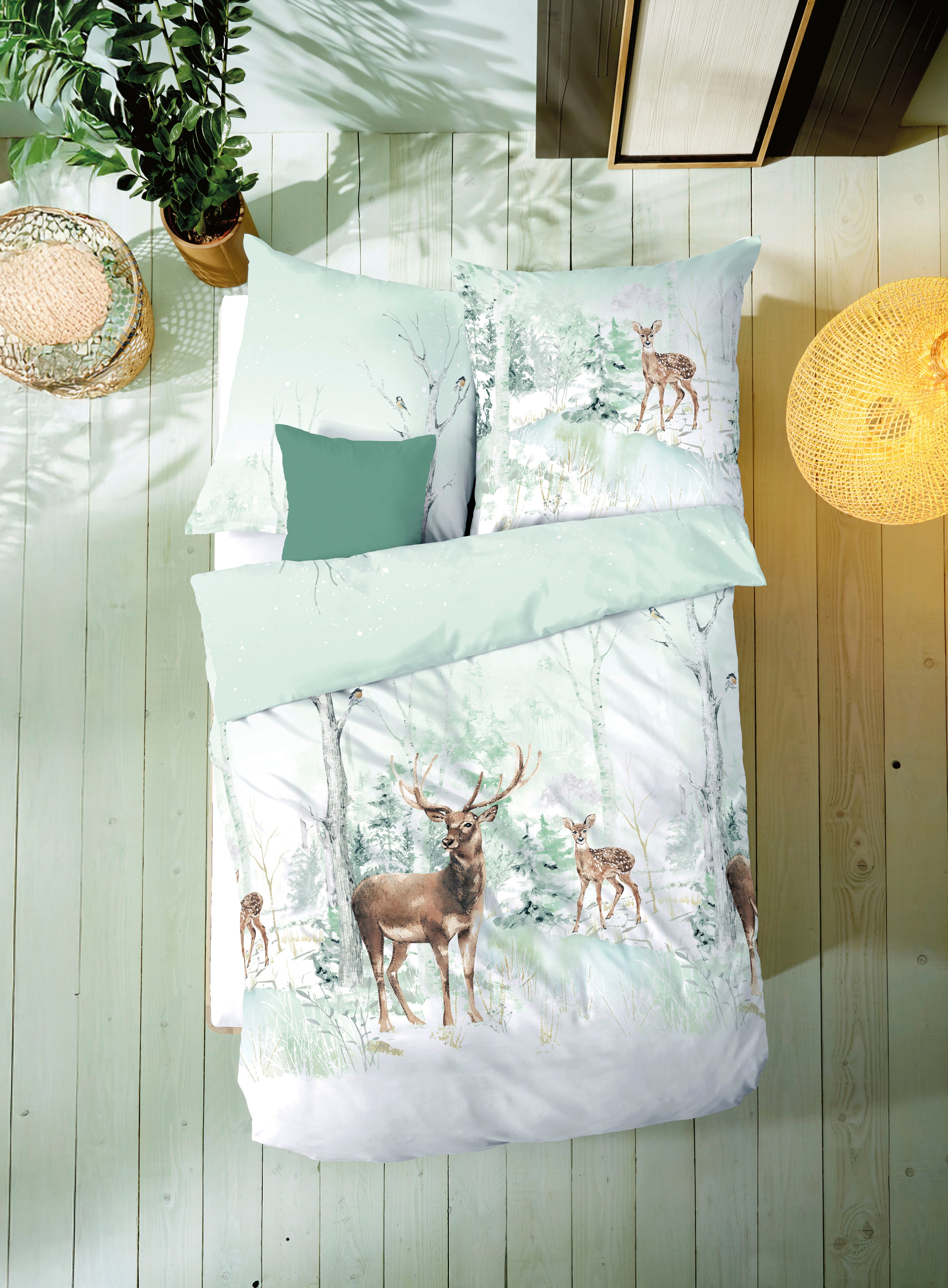 Kaeppel Bettwäsche Peaceful, Feinbiber, 2 teilig, günstig online kaufen