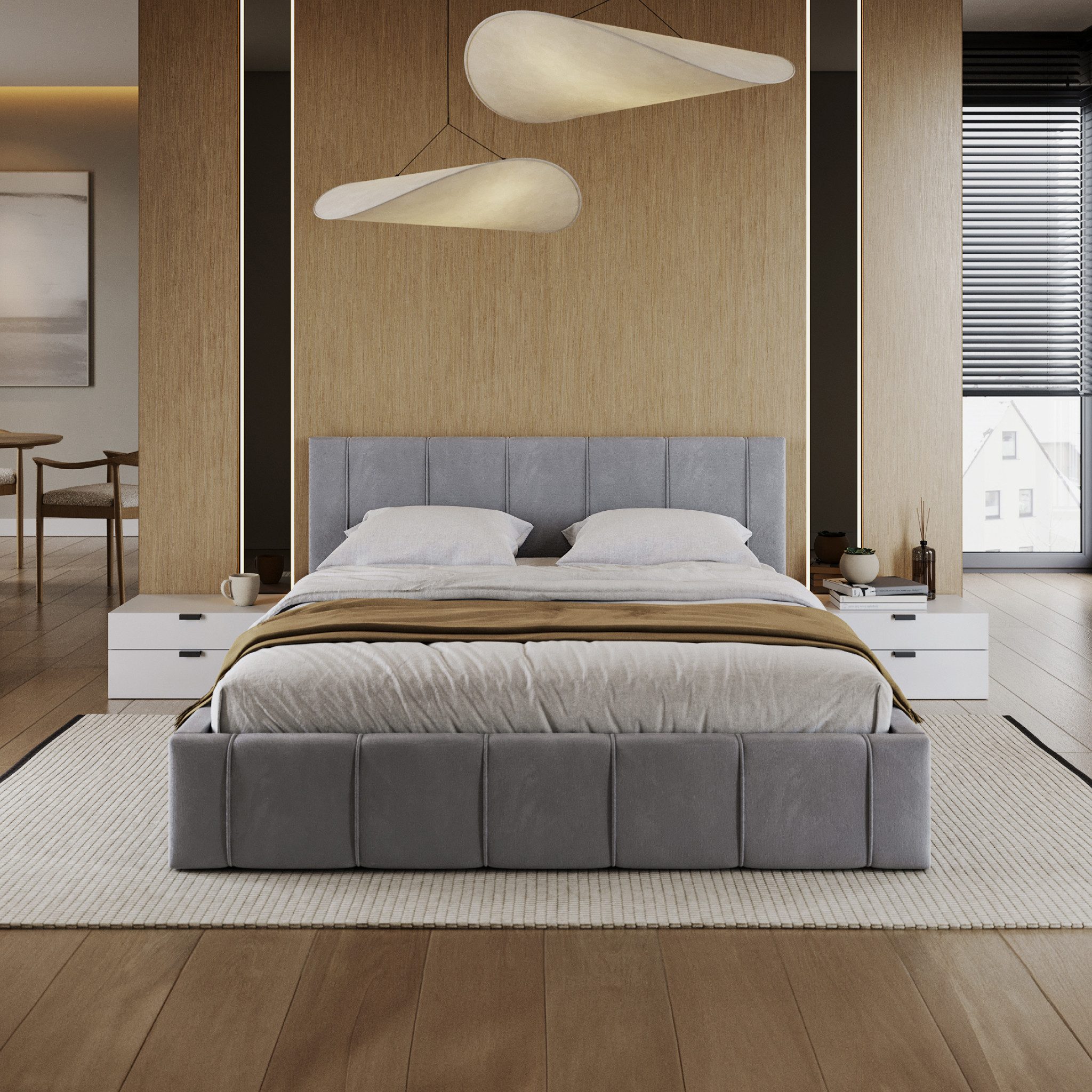 FDM Polsterbett FLORIDA Bettgestell 90x200, 120x200, günstig online kaufen