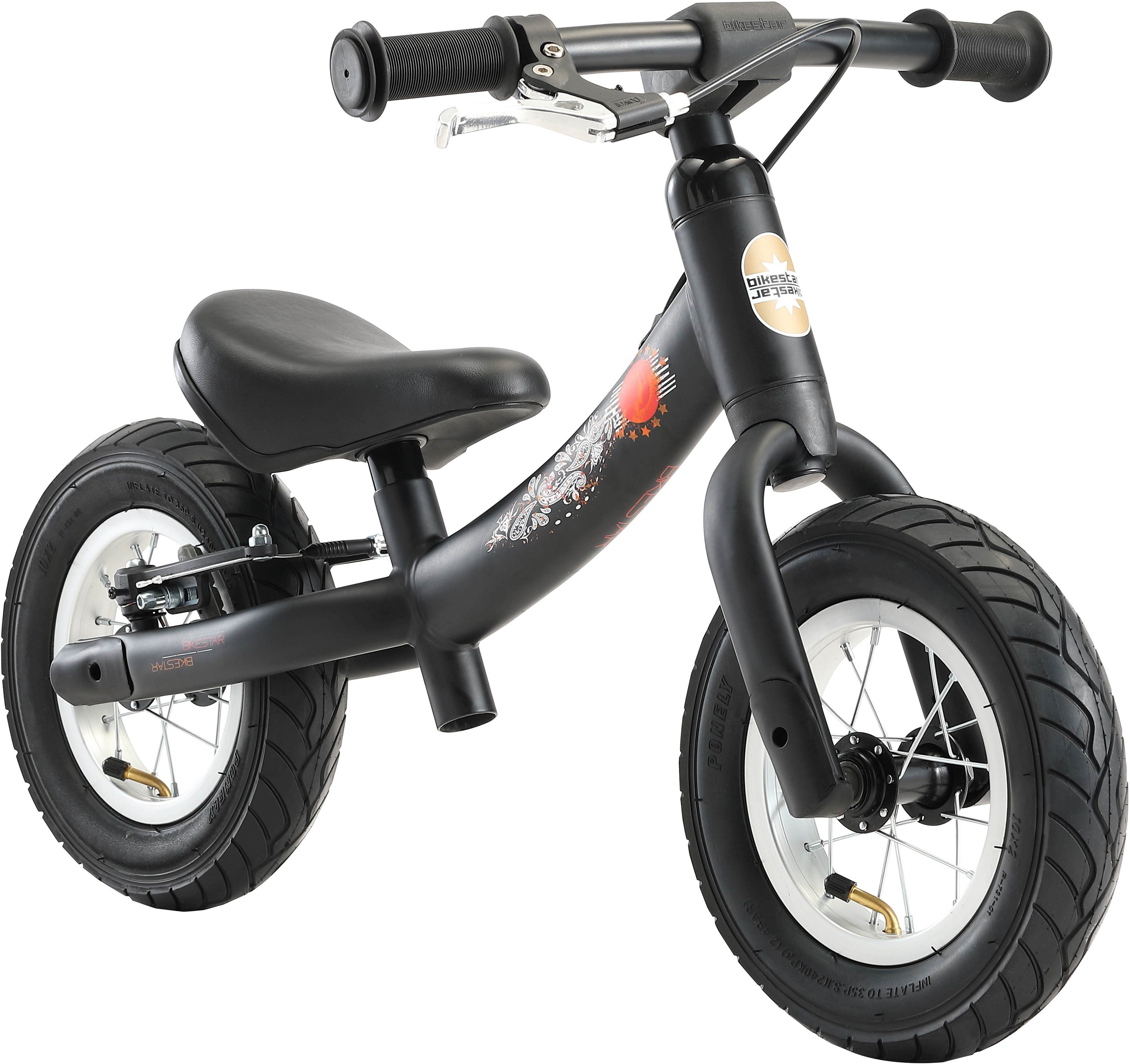 premium Bikestar Laufrad BIKESTAR Kinderlaufrad ab 10 2 Zoll 10 Flex Jahre schwarz Zoll