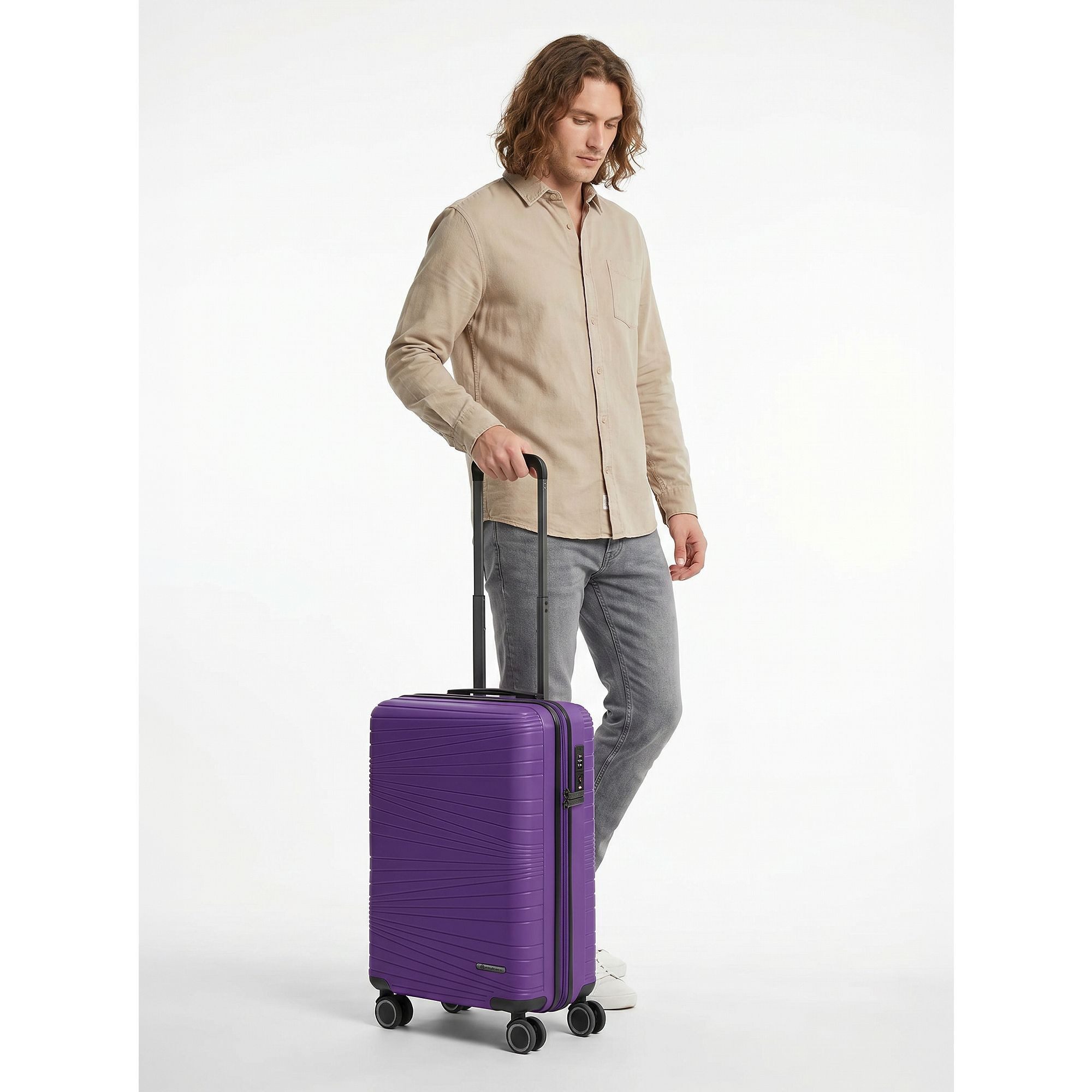 Franky Hartschalen-Trolley Dallas 3.0, 4 Rollen, Polypropylen