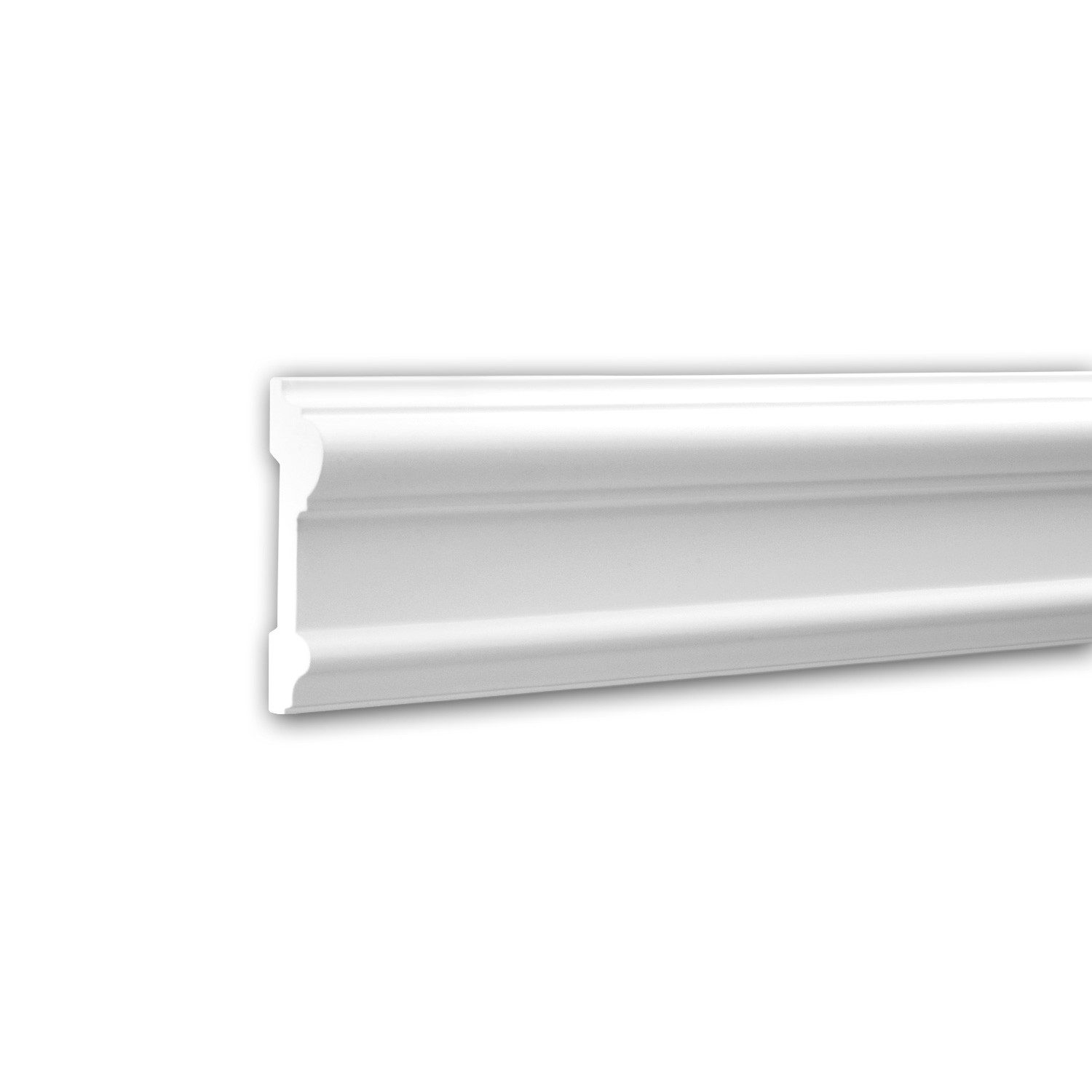 Profhome Zierleiste 151307 Wand- und Friesleiste Stuckleiste Zierleiste Wandleiste 2 m, kleben, Polyurethan Hartschaum, 1-St., 1 x Stuckleiste, Wandleiste Stuckleiste Profilleiste 2 Meter