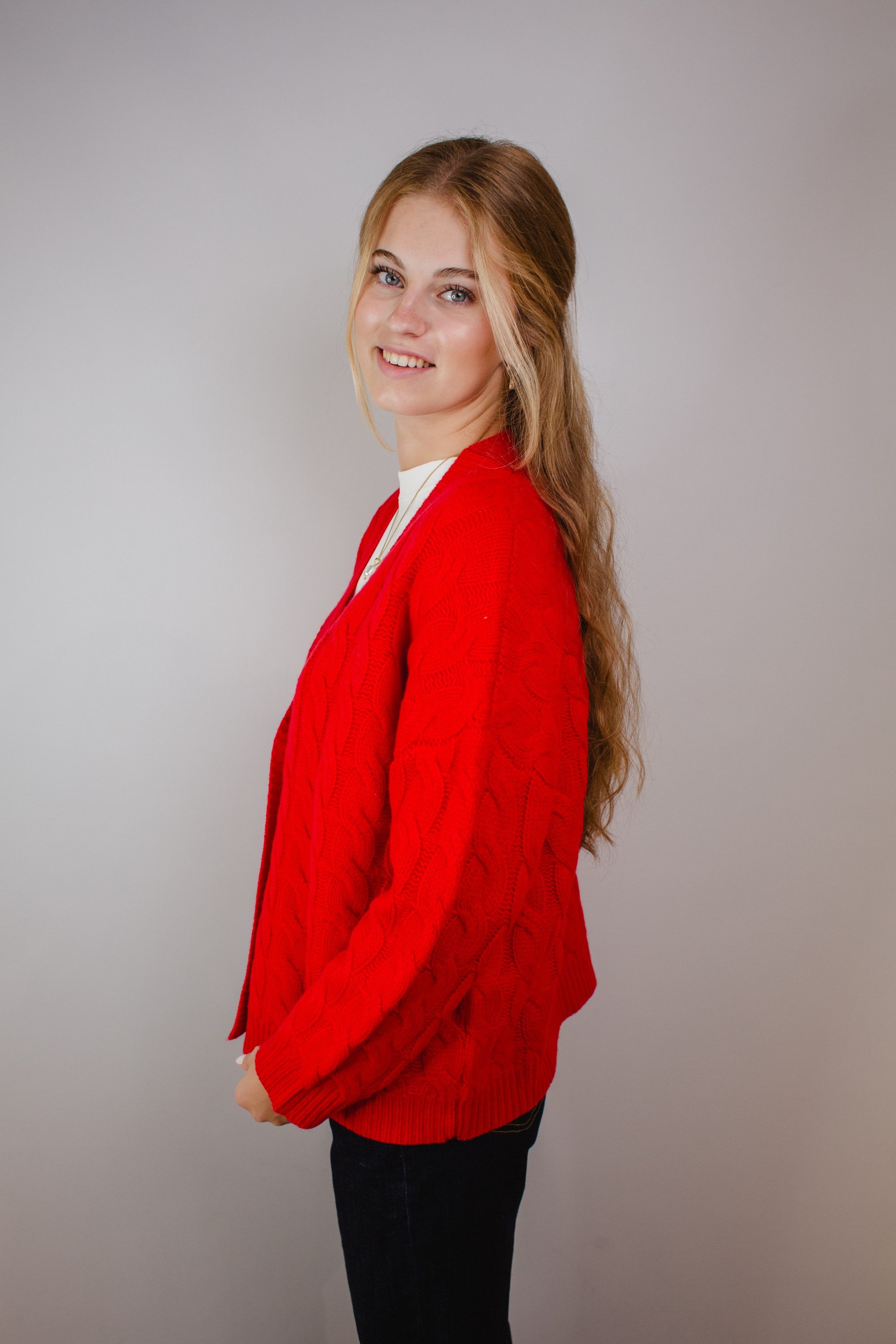 CATNOIR Strickjacke Strickjacke CATNOIR rot