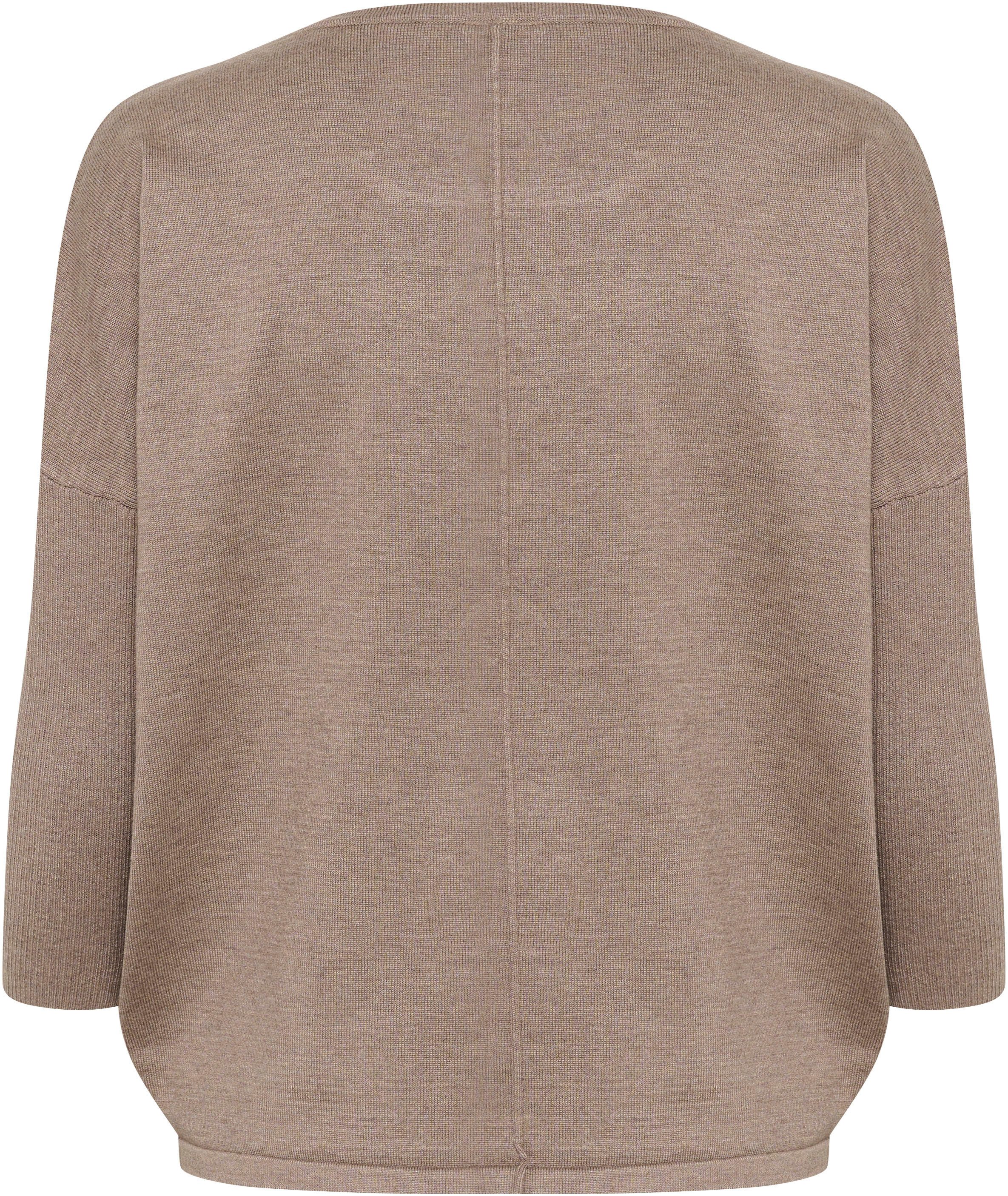 Saint Tropez Rundhalspullover A2561, MilaSZ R-Neck Feinstrick mit Viskose, günstig online kaufen