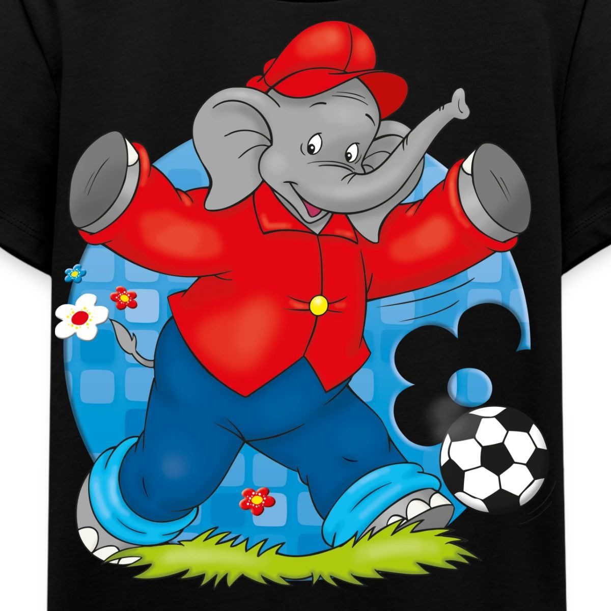 Spreadshirt T-Shirt Benjamin Blümchen Fußballer Kinder Premium T-Shirt (1-tlg)