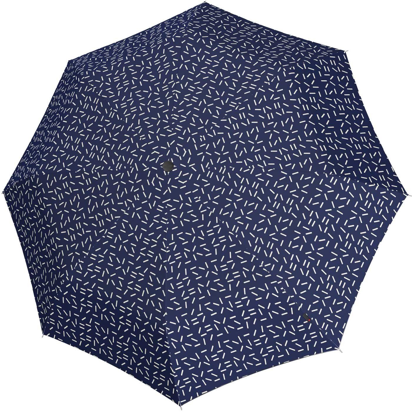 Knirps® - Medium Manual leicht stabil Taschenregenschirm und A.050 2Dance, blau
