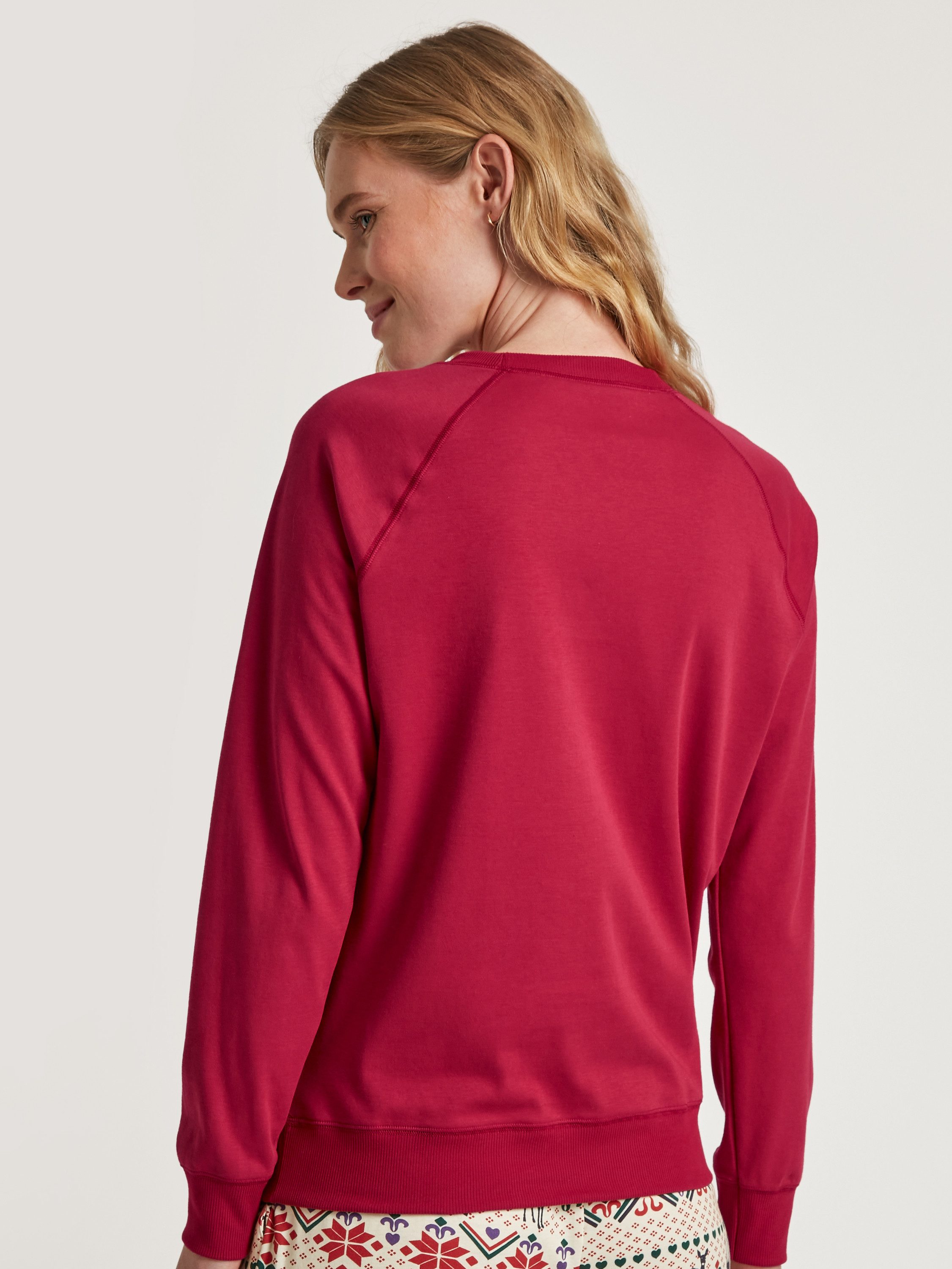 CALIDA Langarmshirt Favourites Damen (1-tlg) aus 100% Baumwolle