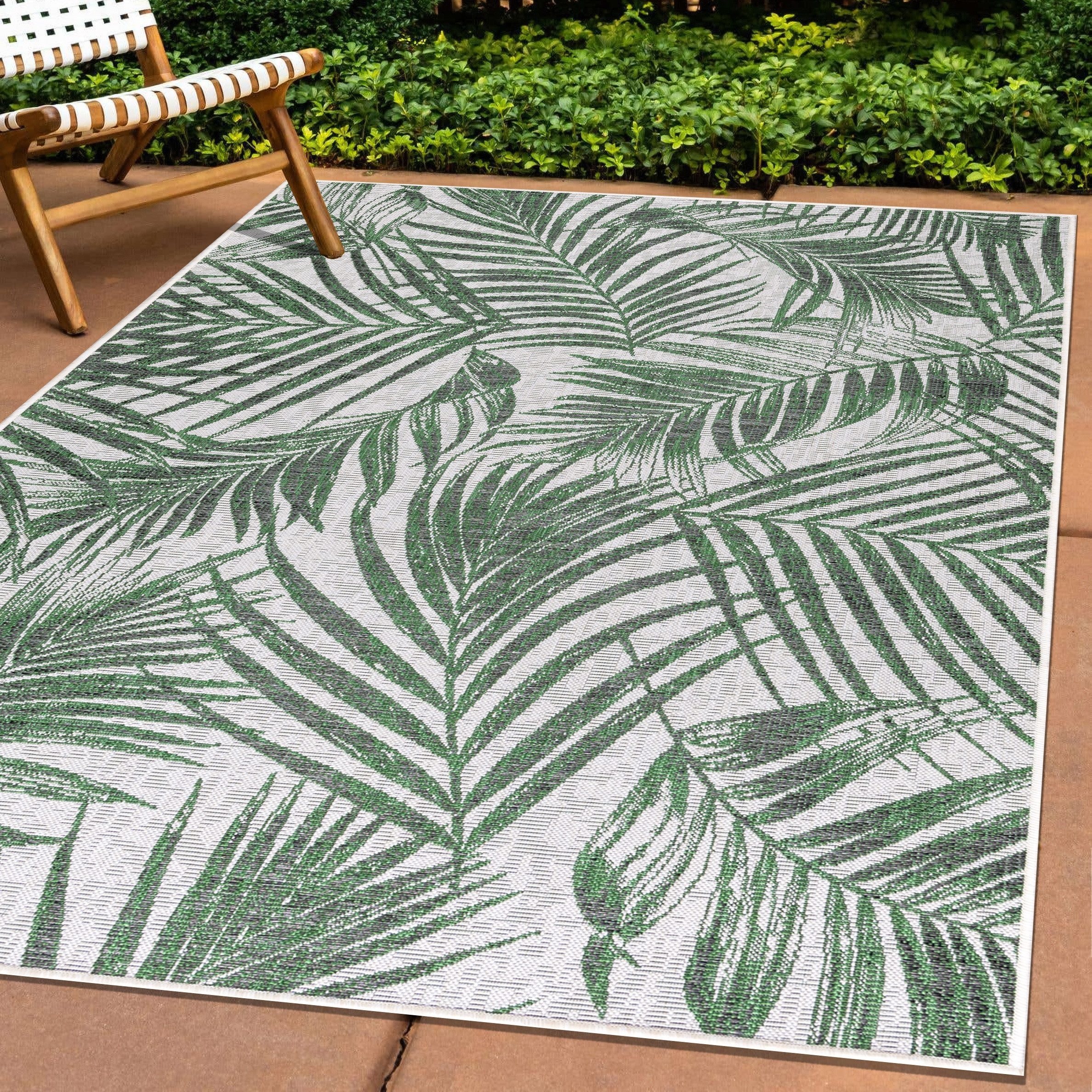 Carpettex Outdoorteppich Palmen Design, Rechteckig, Höhe: günstig online kaufen