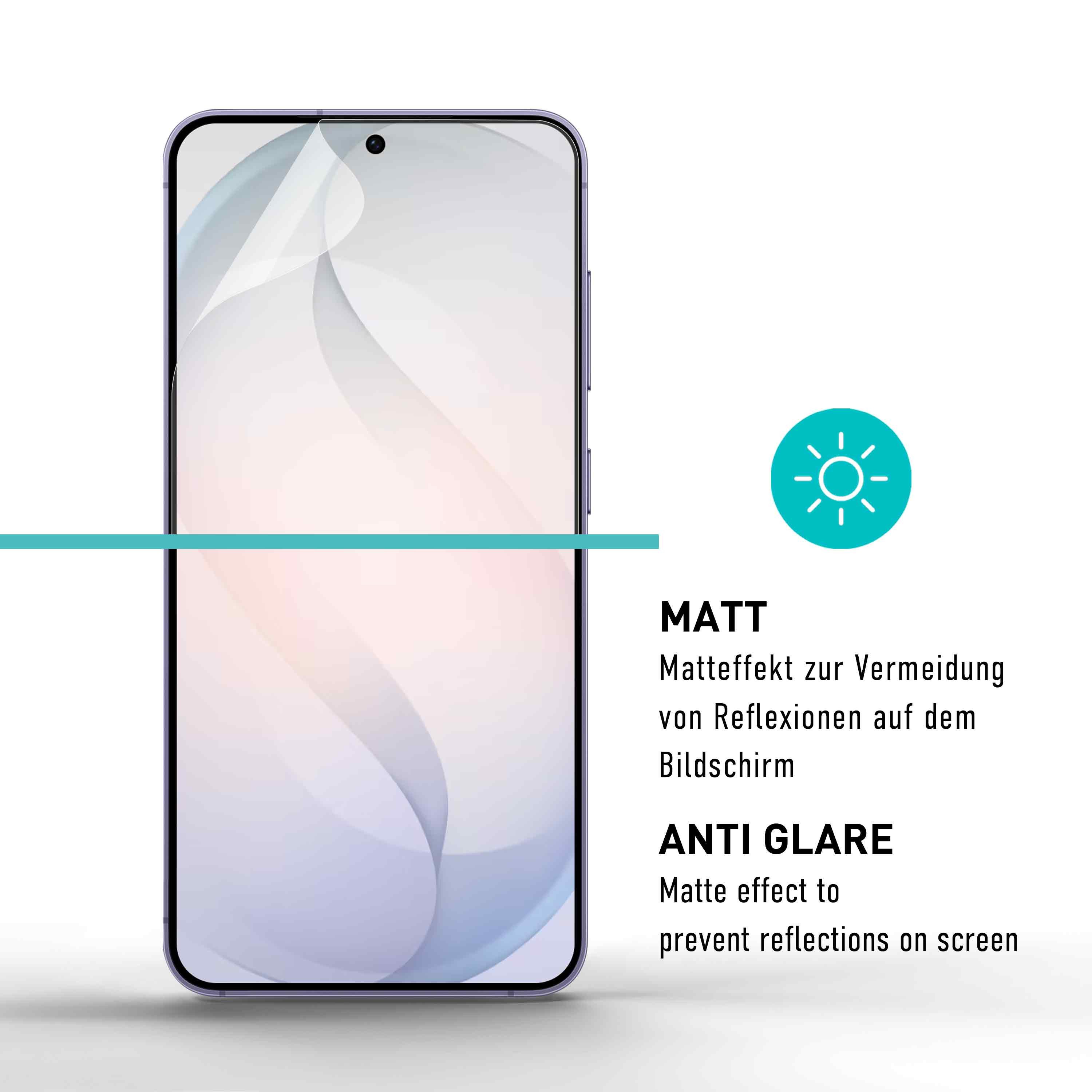 smartect Displayschutzfolie TPU Schutzfolie Matt für Samsung Galaxy S26, Set, 2 Stück, (Display + Kamera) Panzerfolie Displayfolie