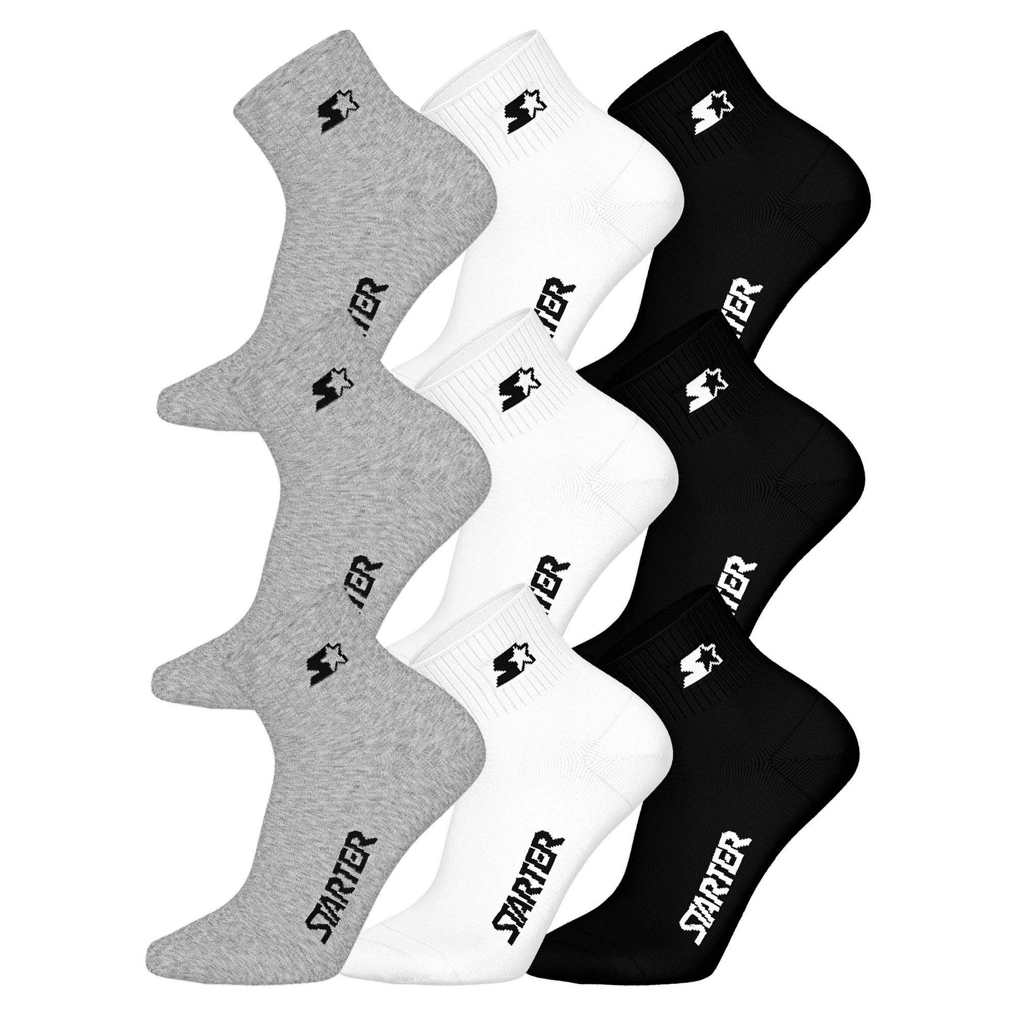 Starter Короткие носки Unisex Носки 9er Pack Baumwolle (Packung, 9er Pack)